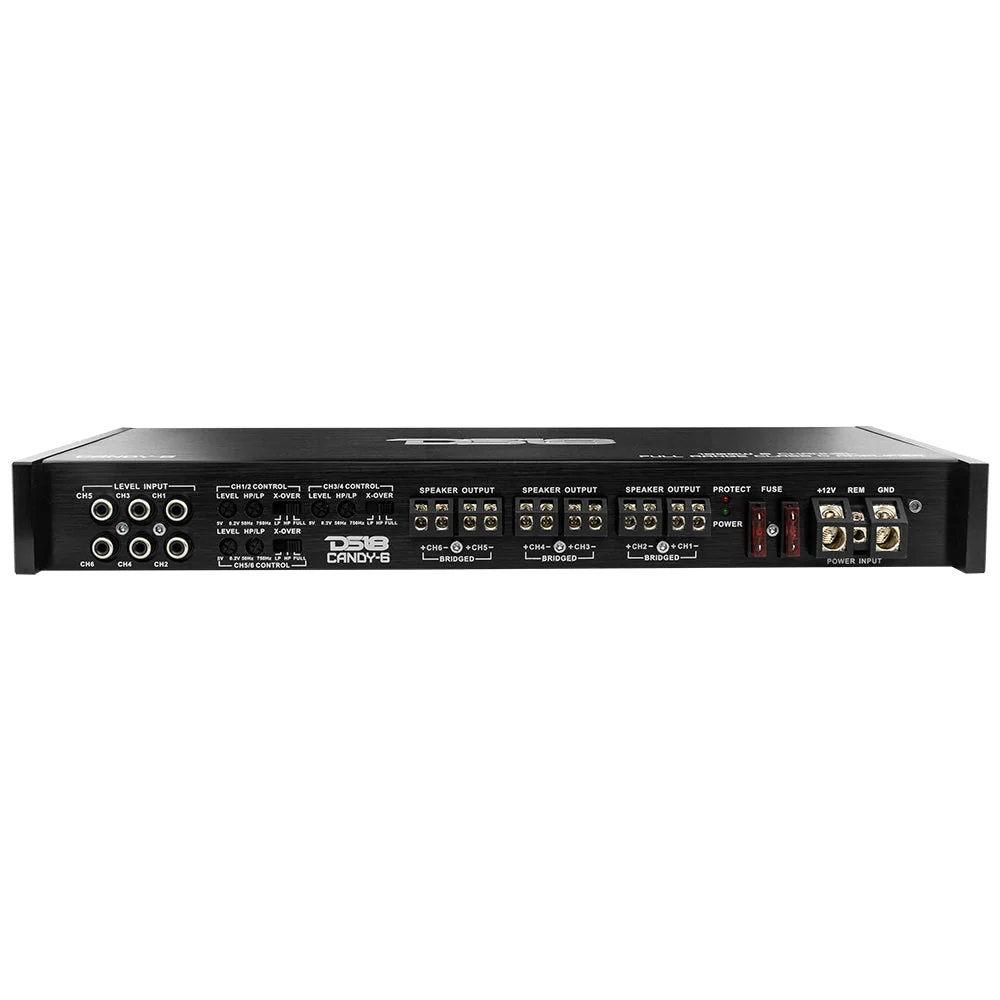 DS18 CANDY-6  Full-Range Class D 6-Channel Car Amplifier 1800 Watts - Image 3