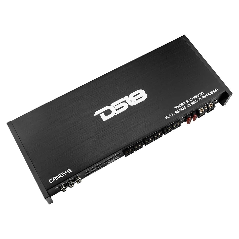 DS18 CANDY-6  Full-Range Class D 6-Channel Car Amplifier 1800 Watts - Image 4