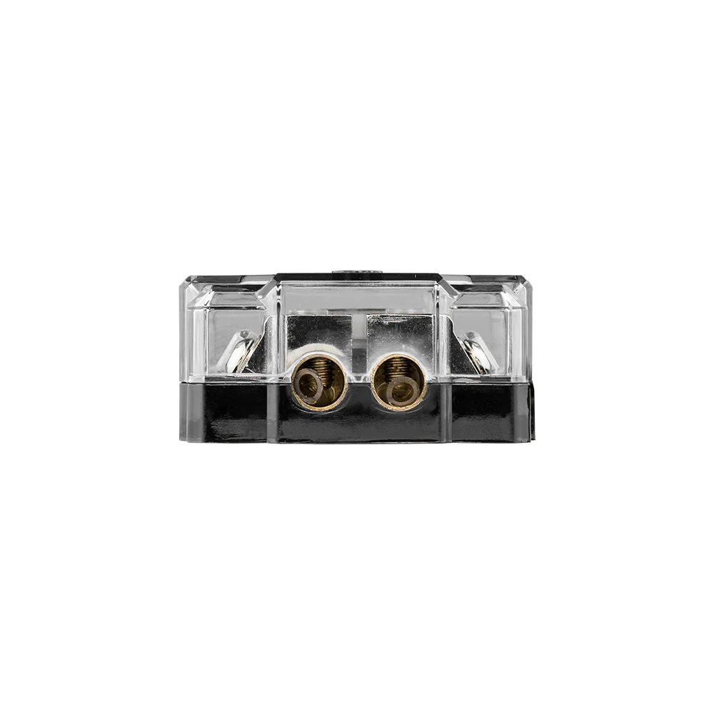DS18 FDG1224AFS-80A ANL Fuse Holder and Distribution Block 0GA In - 2x4GA Out with Voltmeter - Image 2