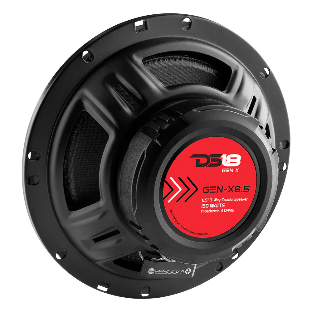 DS18 GEN-X6.5 6.5" 3-Way Coaxial Car Speaker 150 Watts 4-Ohm - Image 5