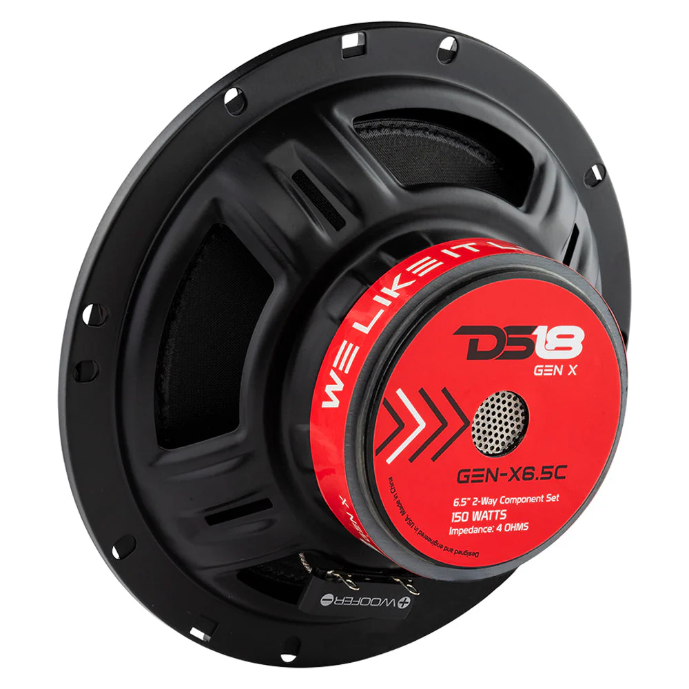 DS18 GEN-X6.5C 6.5" 2-Way Component Speaker Car Speaker 150 Watts 4-Ohm - Image 4
