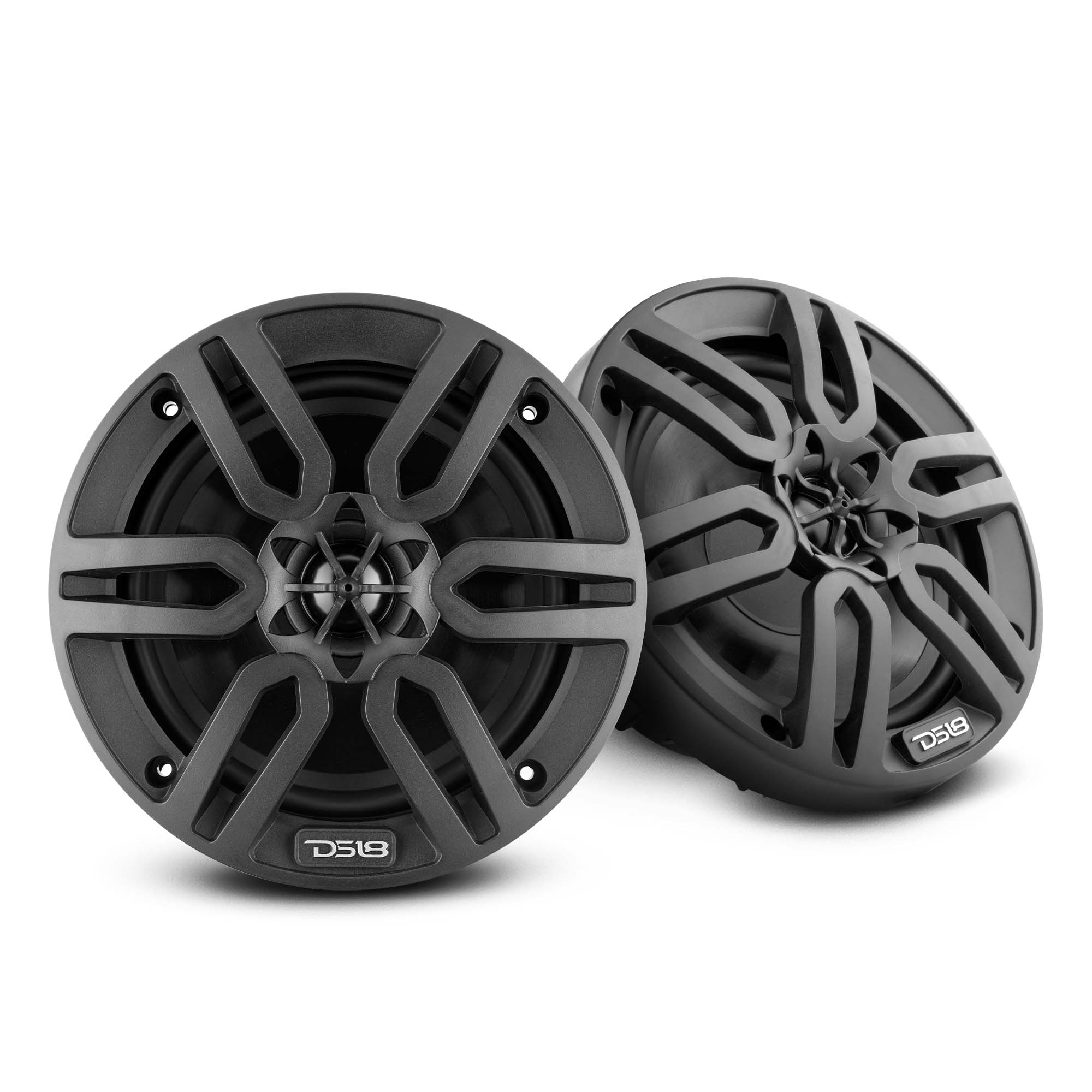 DS18 Golf Cart Package - 2 x 6.5” Marine Speakers +1 x 2 Ch Amp +1 x AMPKIT8 +1 x ENSBTRC-SQ, BLACK or WHITE. - Image 5