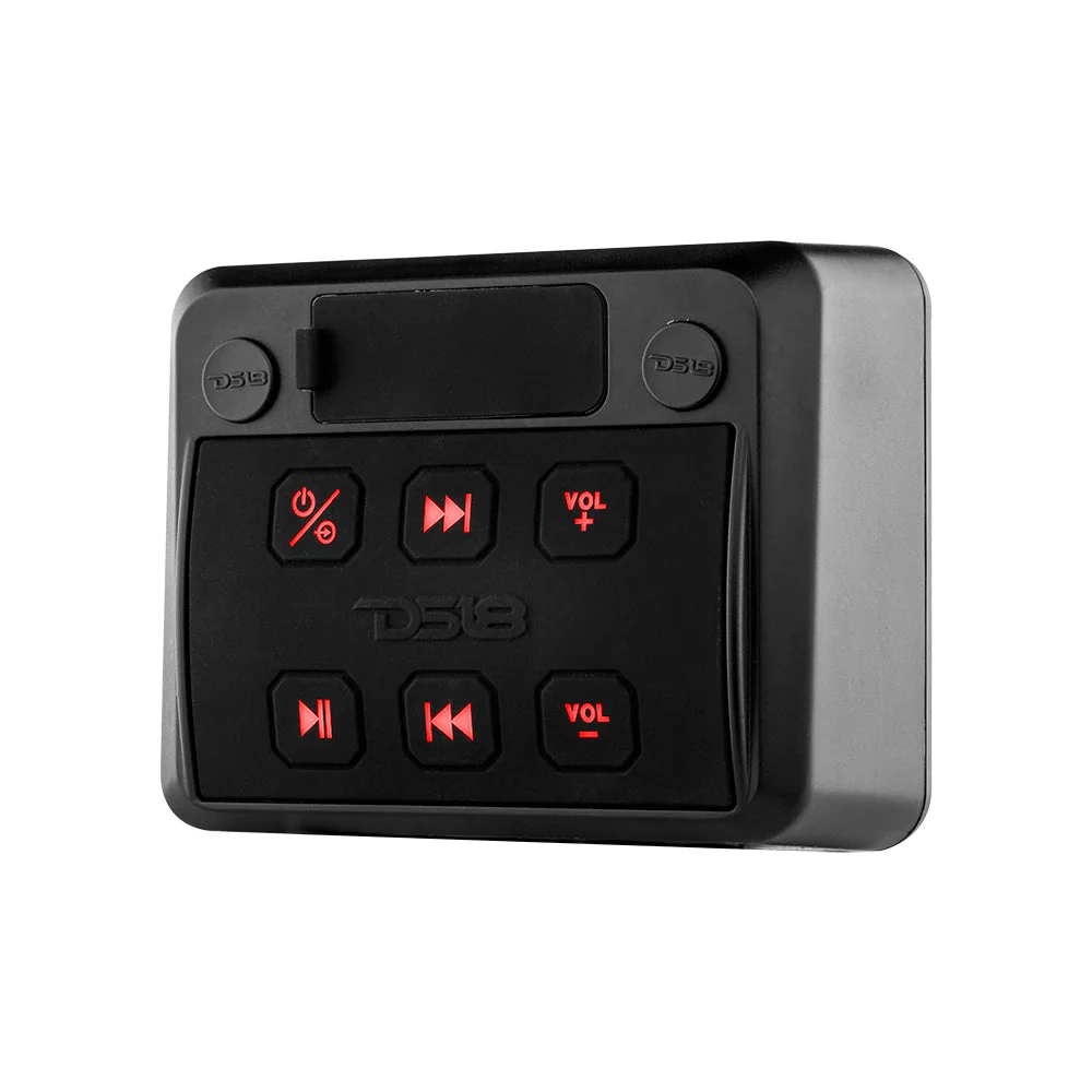 DS18 Golf Cart Package - 2 x 6.5” Marine Speakers +1 x 2 Ch Amp +1 x AMPKIT8 +1 x ENSBTRC-SQ, BLACK or WHITE. - Image 9