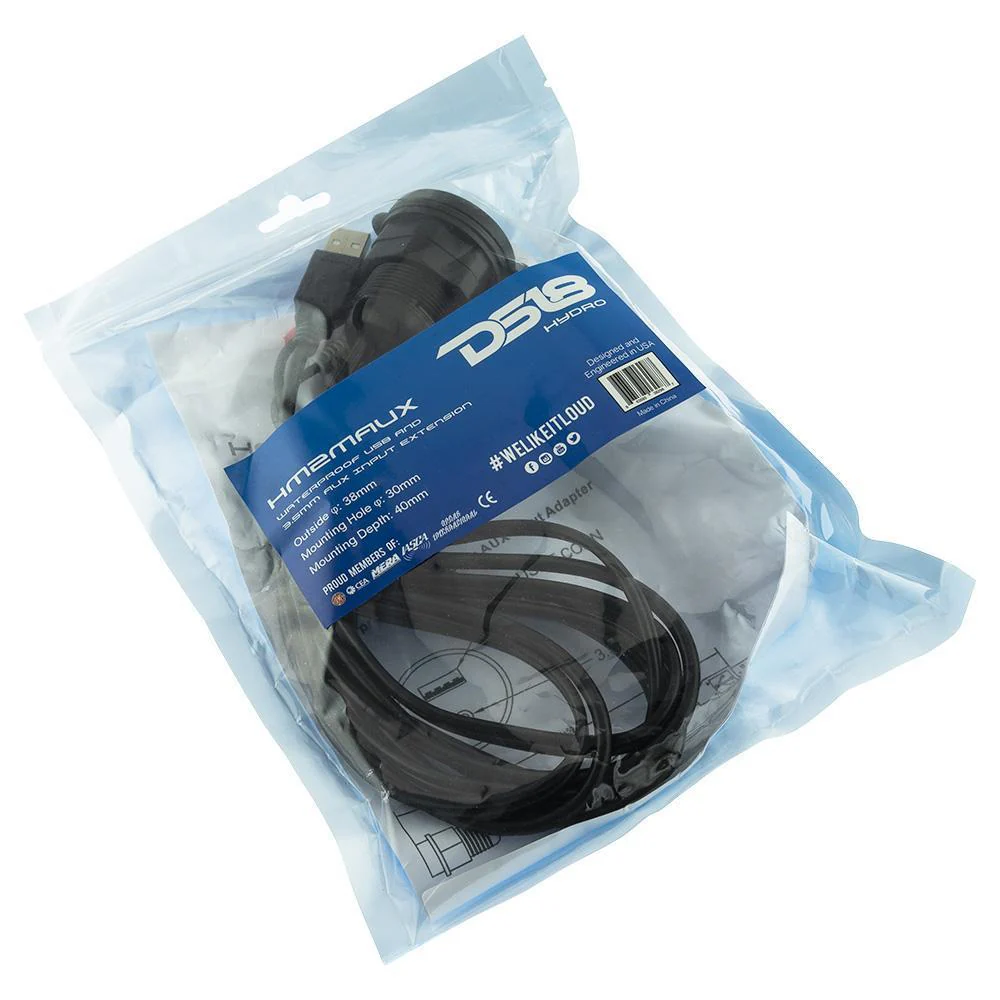 DS18 HYDRO HM2MAUX USB & 3.5mm AUX INPUT EXTENSION - Image 3