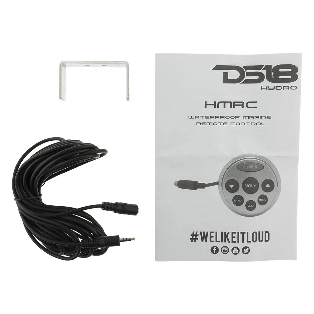 DS18 HYDRO HMRC Marine And Powersports Digital Media Receiver Wired Remote Control - Image 3
