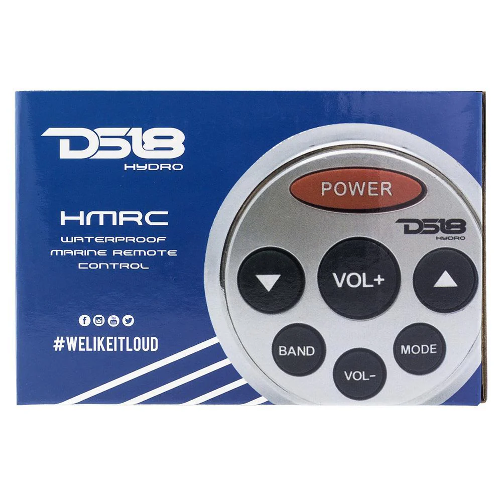 DS18 HYDRO HMRC Marine And Powersports Digital Media Receiver Wired Remote Control - Image 4