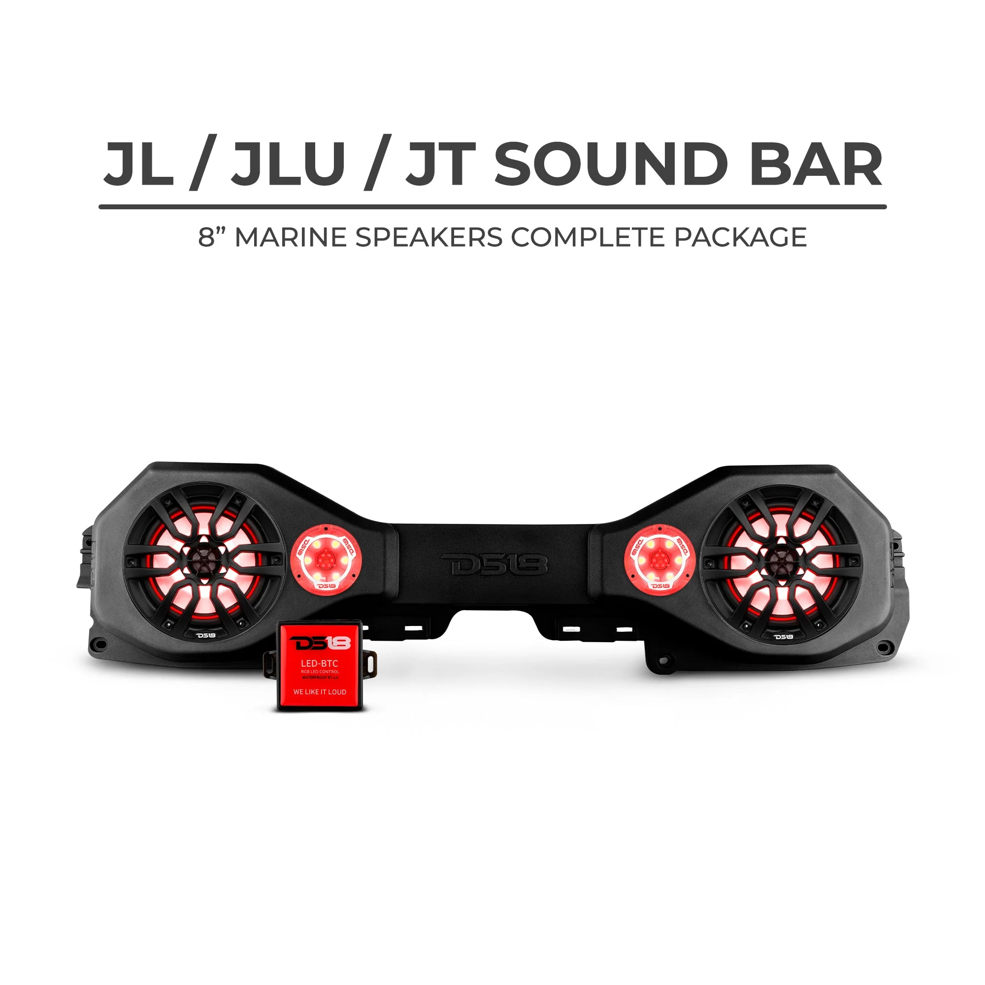 DS18 Jeep JL/JLU/JT Plug & Play Sound Bar Package - Image 4