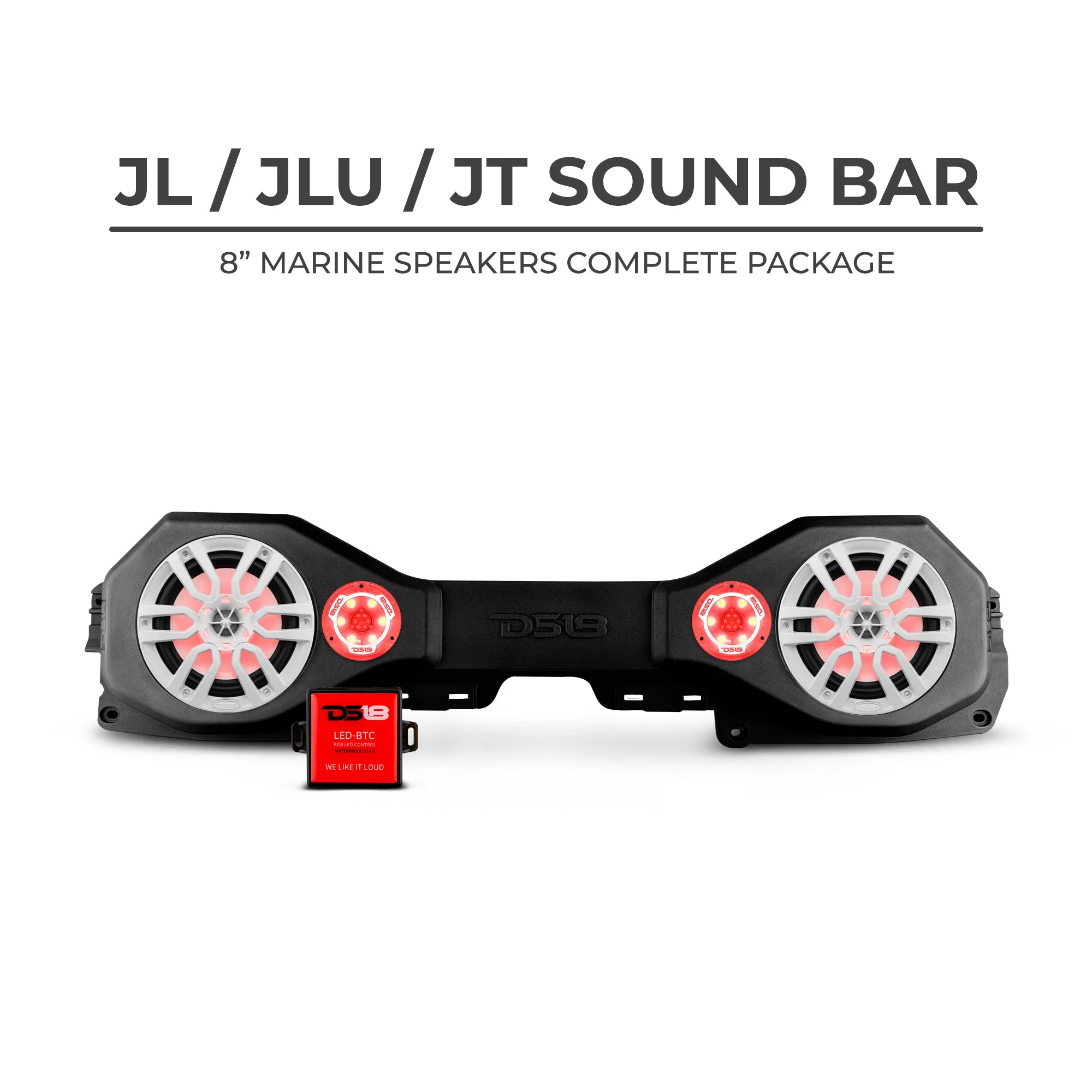 DS18 Jeep JL/JLU/JT Plug & Play Sound Bar Package - Image 5