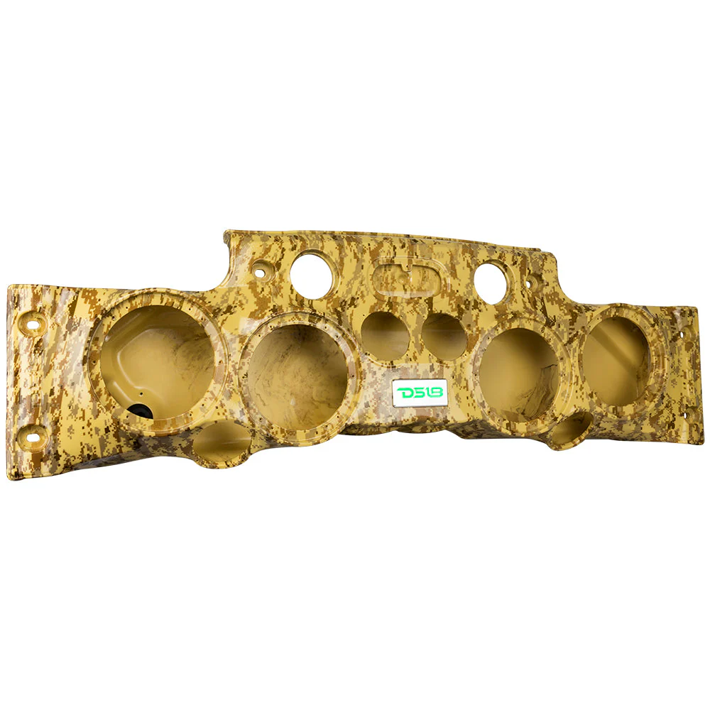 DS18 JK-SBAR/CM Exclusive Overhead Audio Bar System for JK/JKU Jeeps (4x 8" Speakers 4x3.72" Tweeters 2x1" Drivers) Camo Beige - Image 2