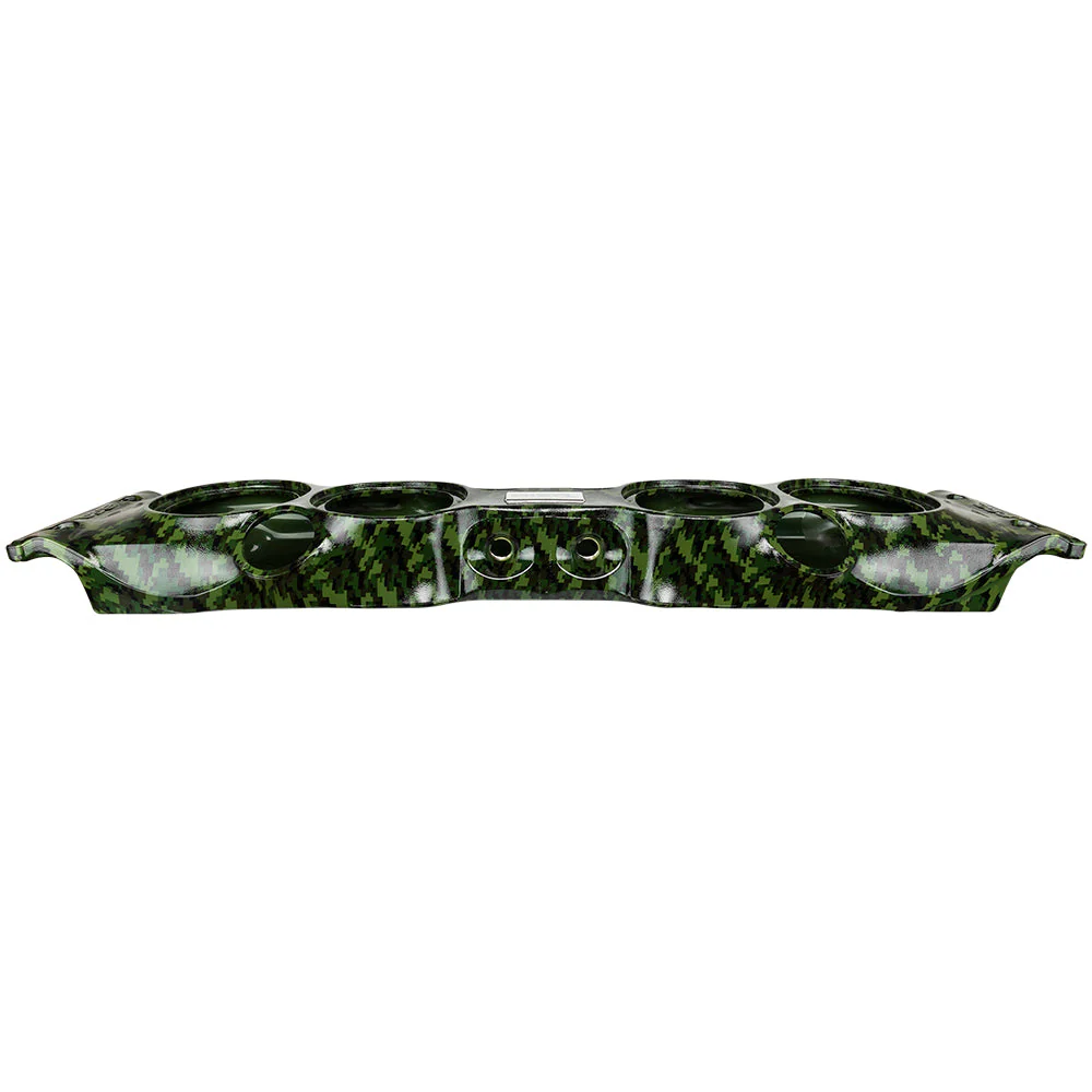 DS18 JK-SBAR/CMGR Exclusive Overhead Audio Bar System for JK/JKU Jeeps (4x 8" Speakers 4x3.72" Tweeters 2x1" Drivers) Camo Green - Image 3