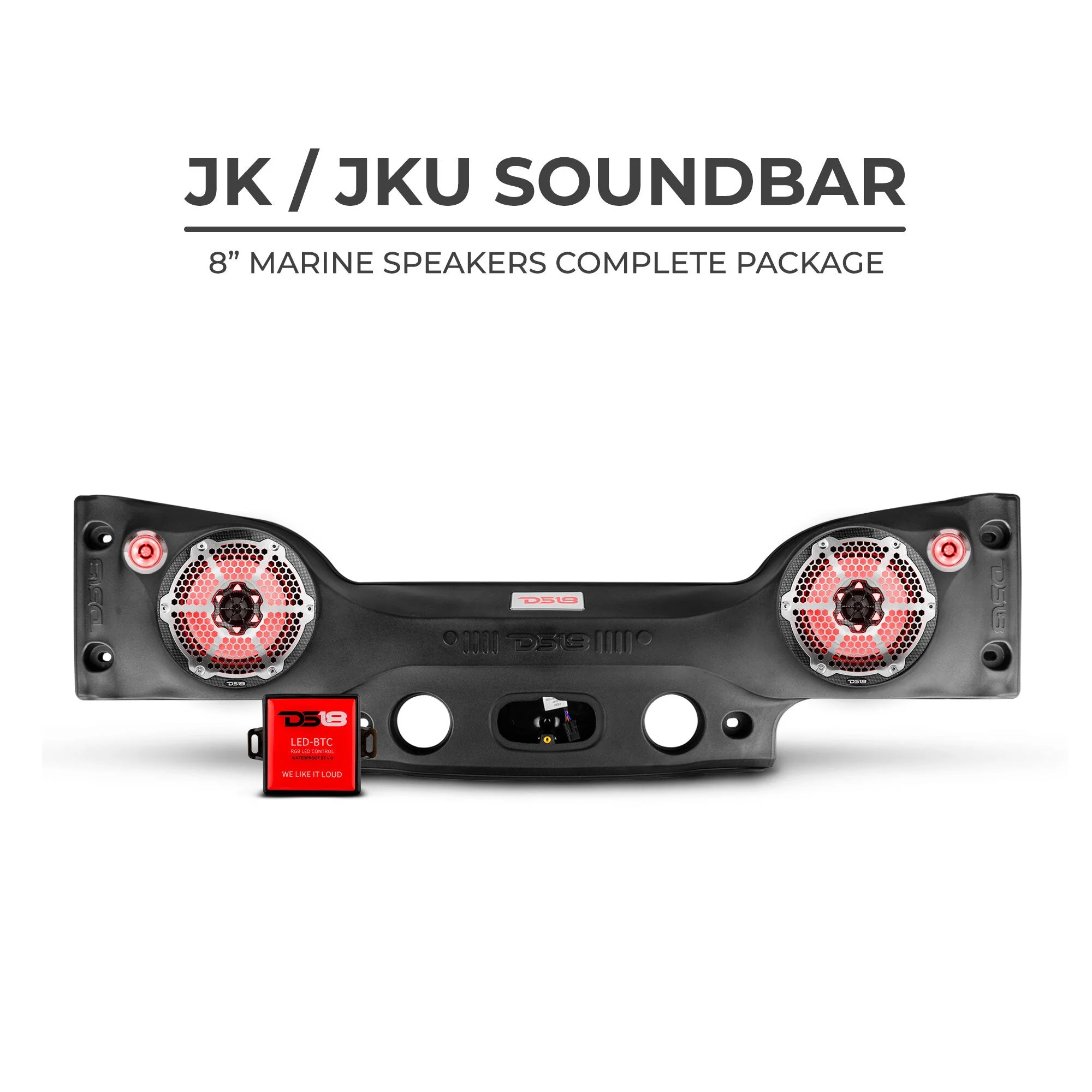 DS18 JKSBAR22LOADED Jeep JK/JKU Plug & Play Sound Bar Package - Image 3