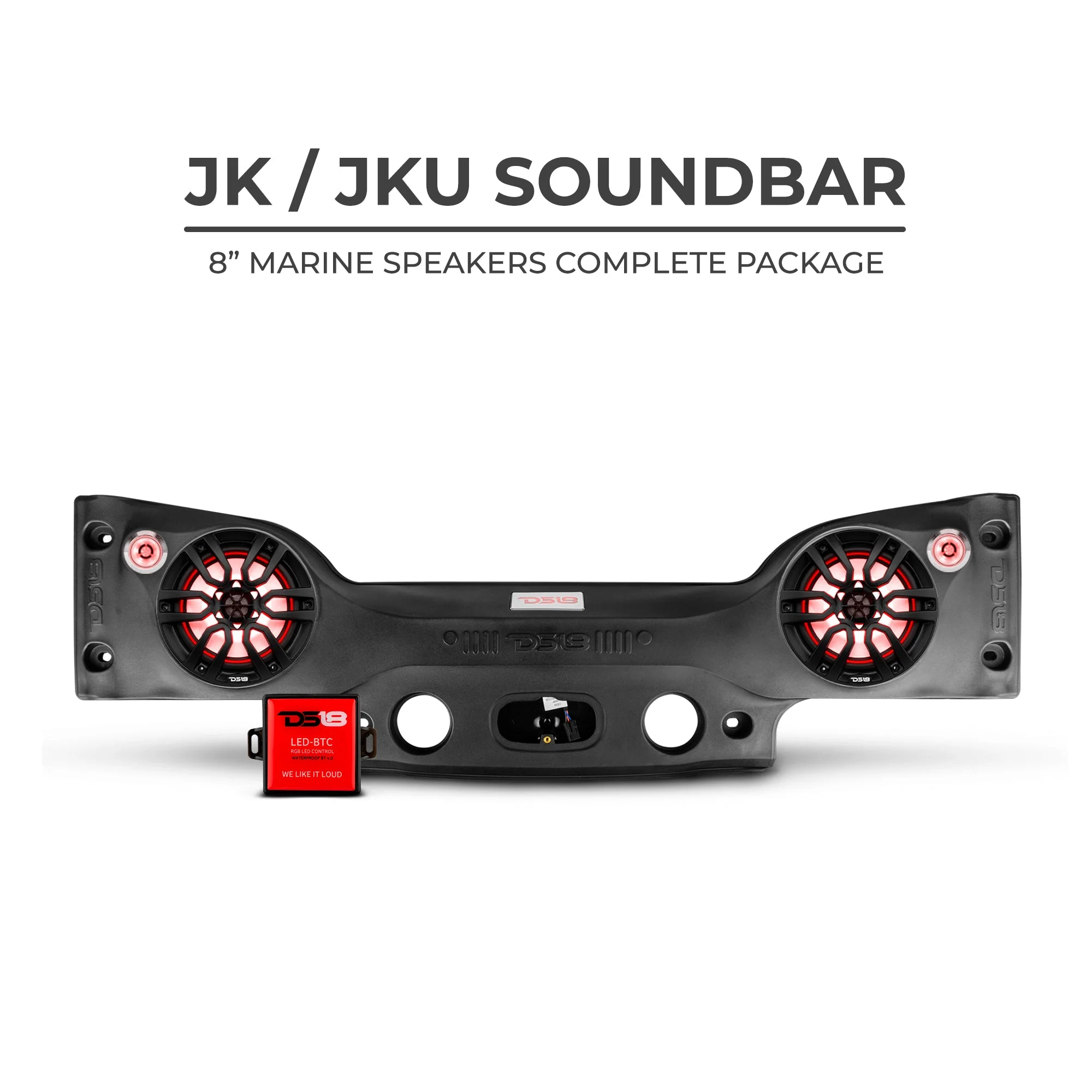 DS18 JKSBAR22LOADED Jeep JK/JKU Plug & Play Sound Bar Package - Image 4