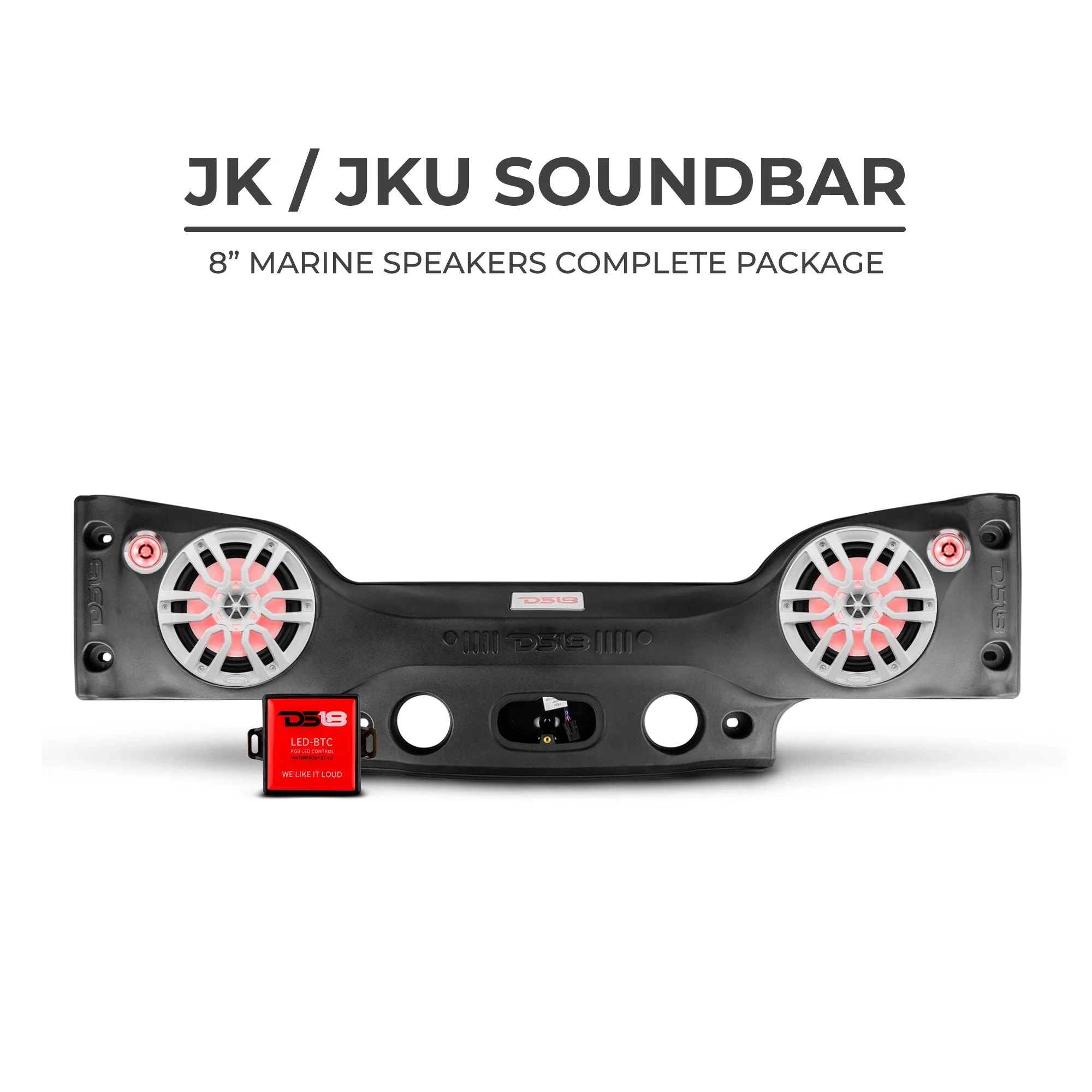 DS18 JKSBAR22LOADED Jeep JK/JKU Plug & Play Sound Bar Package - Image 5