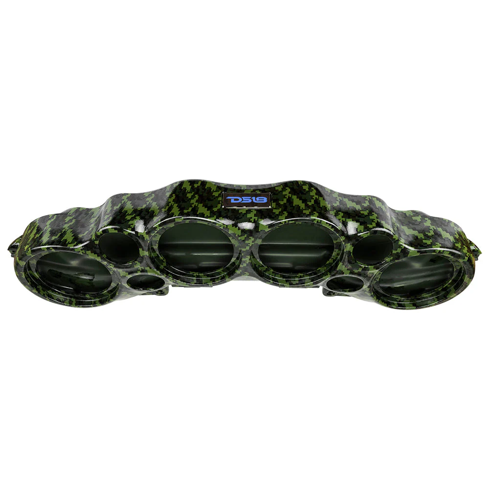 DS18 JL-SBAR/CMGR Overhead Bar System JL/JLU, JT Jeeps (4x 8" Speakers 4x3.72"  Tweeters) Camo Green - Image 3