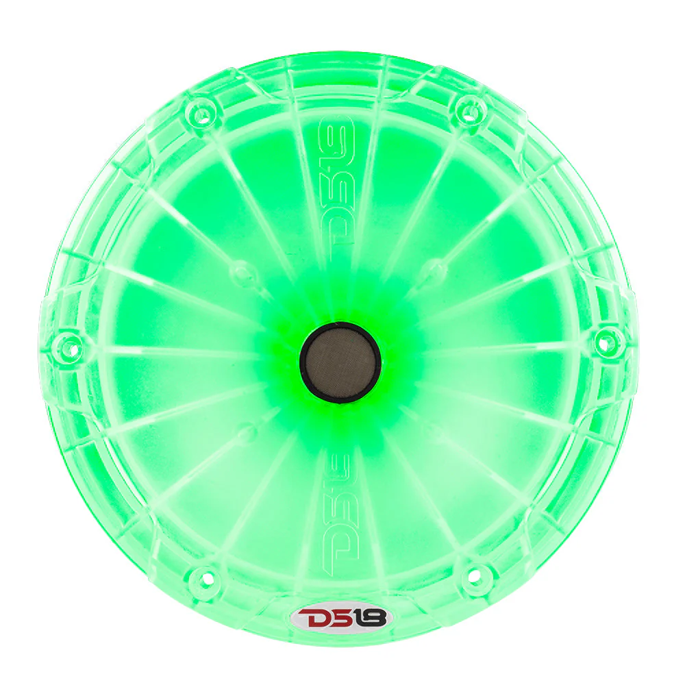 DS18 PRO-DKHCL PRO 1" Twist On Throat Compression Driver 1.75" Titanium VC with RGB Led Light Horn and Built-in Crossover 700 Watts 4 Ohms - Image 2