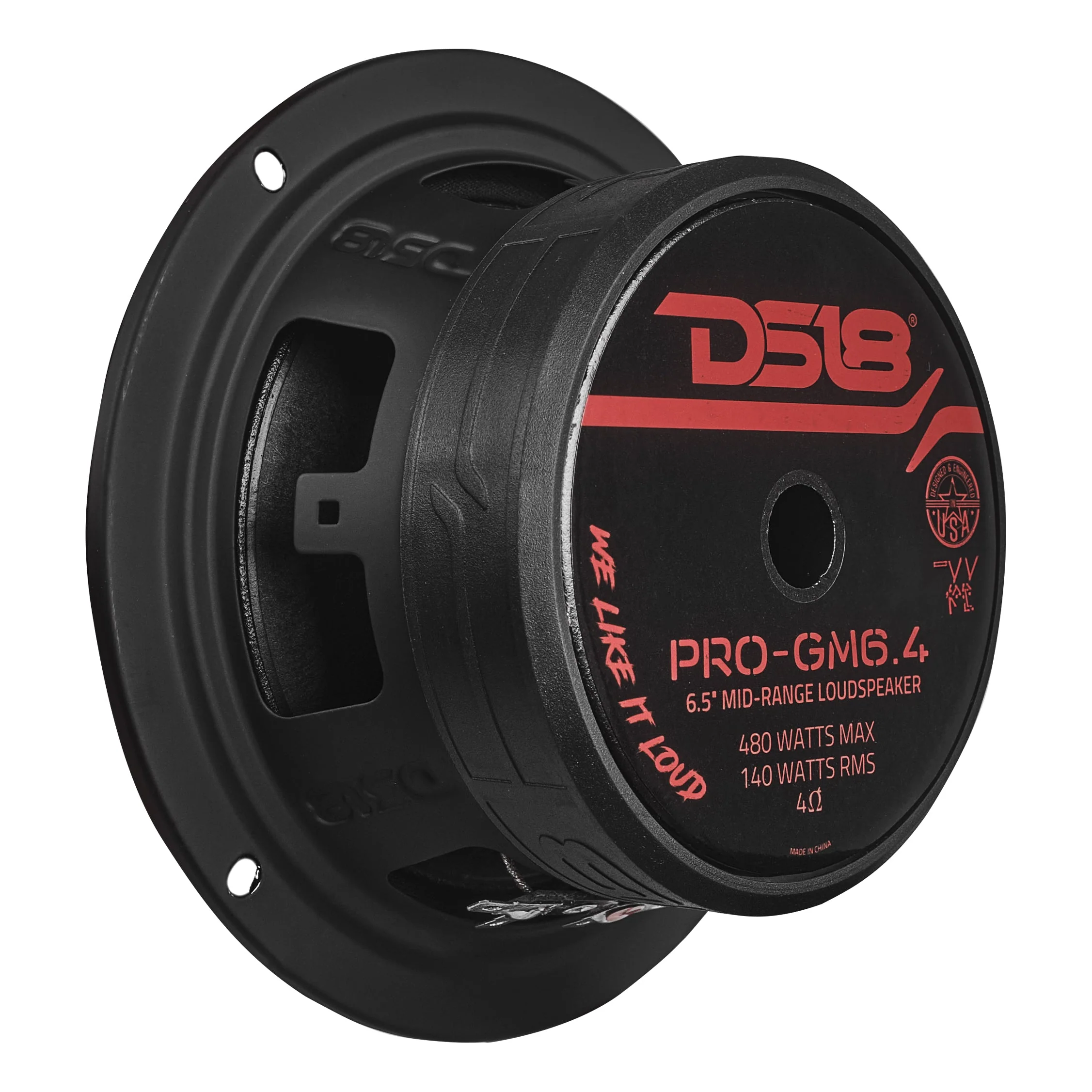 DS18 PRO-GM6.4PK Loudspeakers and Tweeters Package Including a Pair of PRO-GM6.4 + a Pair of PRO-TW1X/BK - Image 5