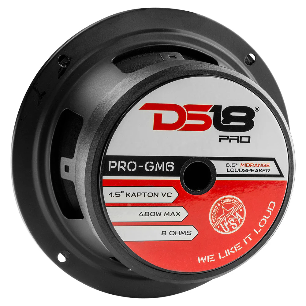DS18 PRO-GM6 6.5" Mid-Range Loudspeaker 480 Watts 8-Ohm - Image 4