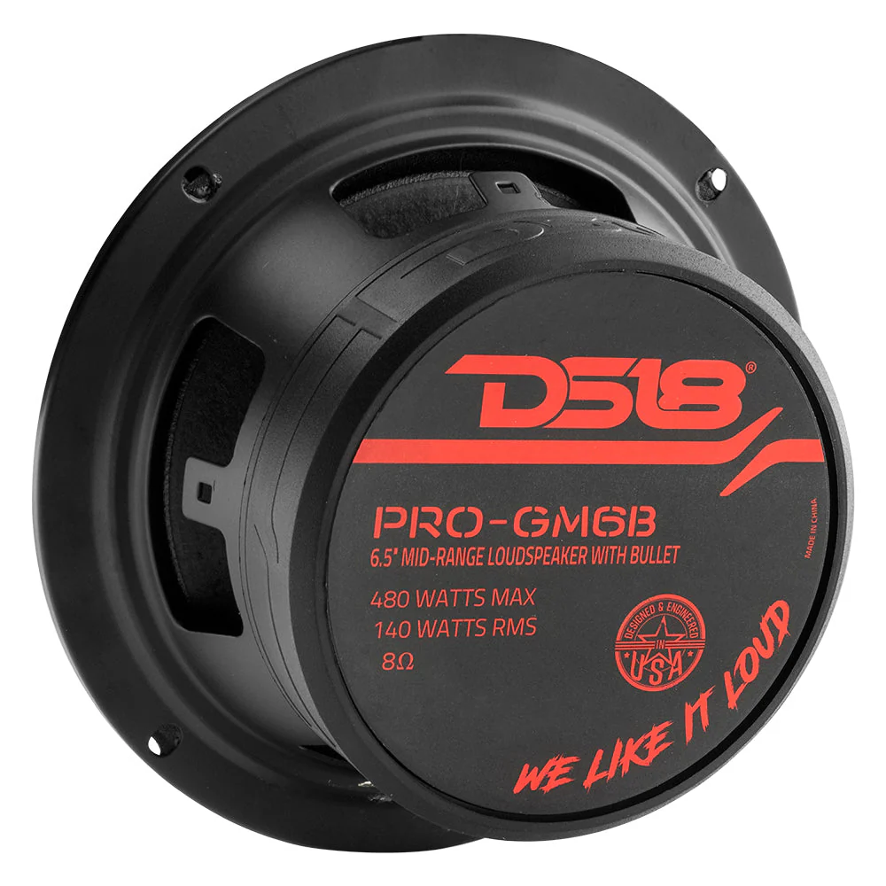 DS18 PRO-GM6B 6.5" Mid-Range Loudspeaker with Bullet 480 Watts 8-Ohm - Image 4