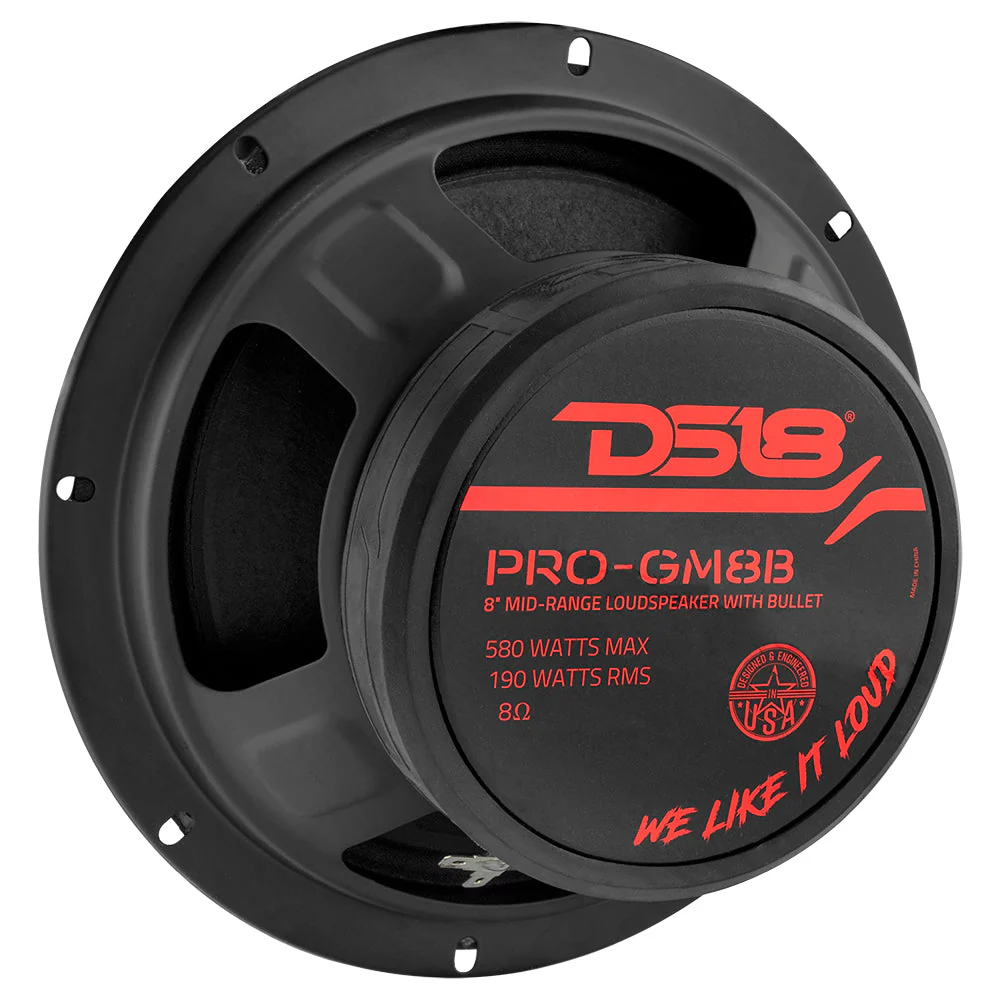 DS18 PRO-GM8B 8" Mid-Range Loudspeaker with Bullet 580 Watts 8-Ohm - Image 4