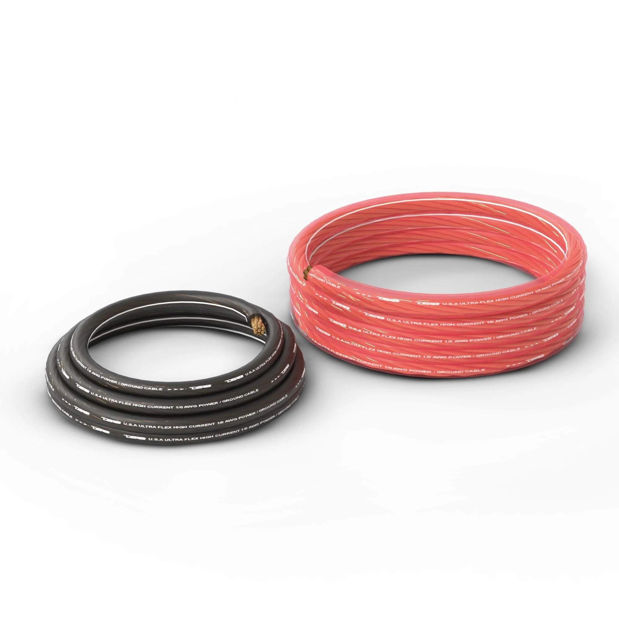 DS18 PW-OFC1/0GA-5BK/20RD 1/0-GA Ultra Flex OFC Ground Power Cable 5 Ft Black and 20 Ft Red Kit - Image 2