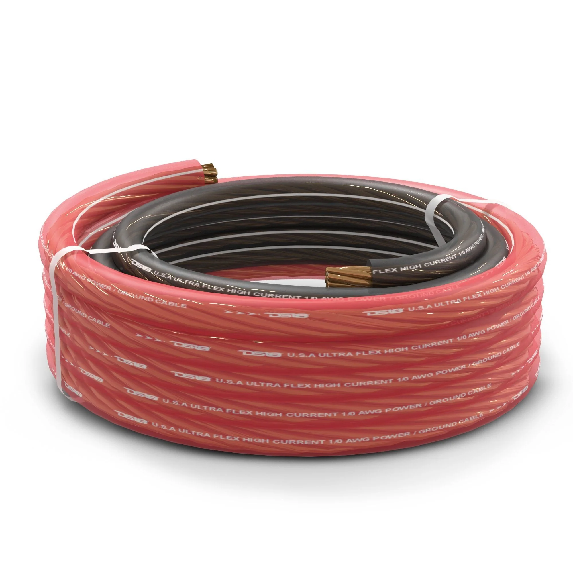 DS18 PW-OFC1/0GA-5BK/20RD 1/0-GA Ultra Flex OFC Ground Power Cable 5 Ft Black and 20 Ft Red Kit - Image 4