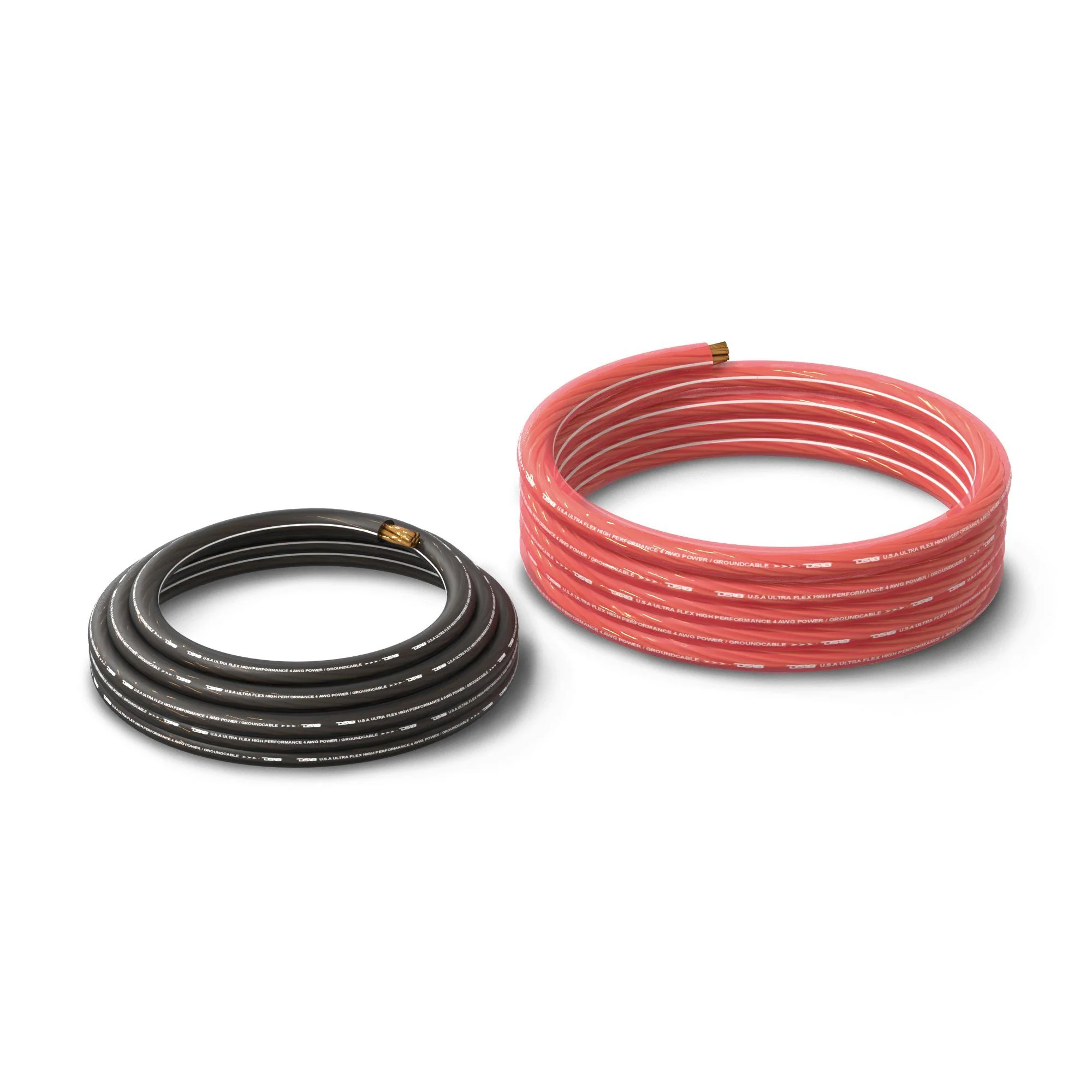 DS18 PW-OFC4GA-5BK/20RD 4-GA Ultra Flex OFC Ground Power Cable 5 Ft Black and 20 Ft Red Kit - Image 4