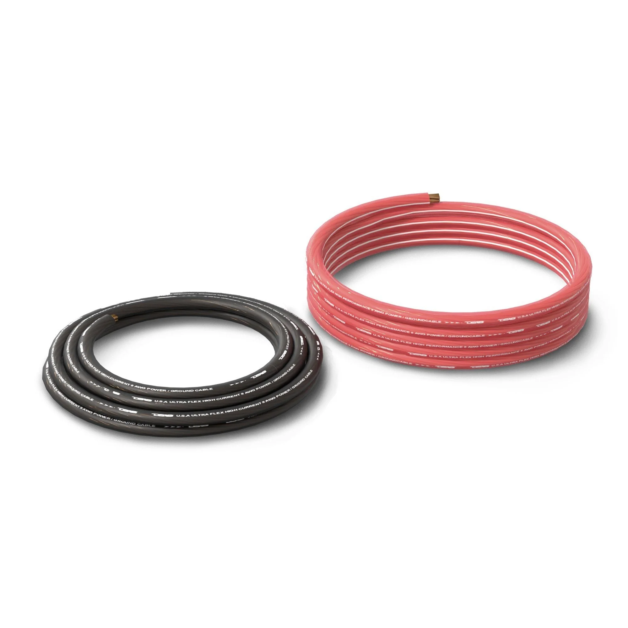 DS18 PW-OFC8GA-5BK/20RD 8-GA Ultra Flex OFC Ground Power Cable 5 Ft Black and 20 Ft Red Kit - Image 5