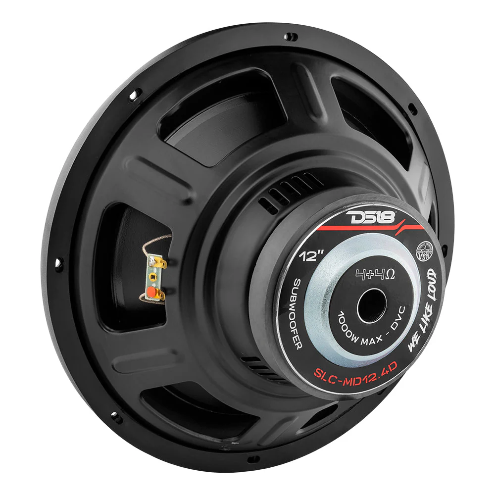 DS18 SLC-MD12.4D 12" SELECT PPI Cone Subwoofer 1000 Watts 4-Ohm DVC - Image 3