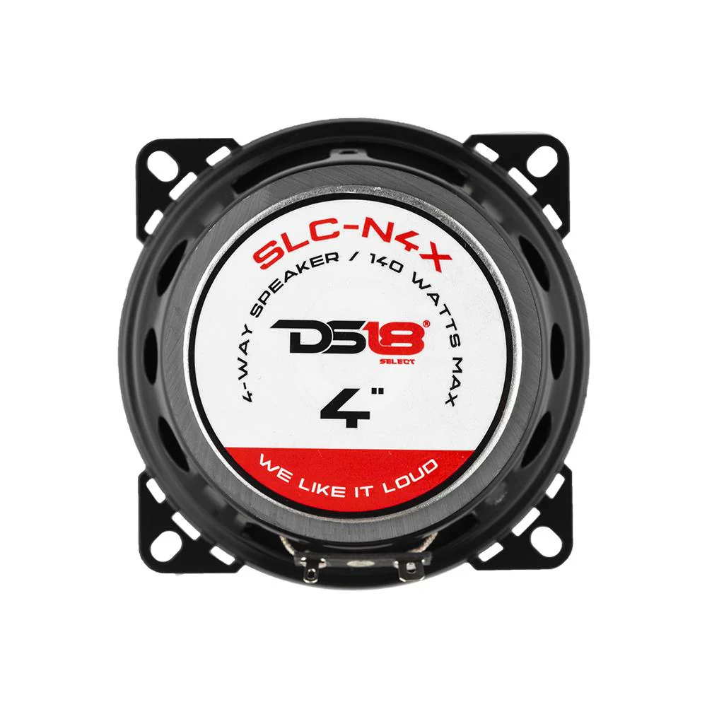DS18 SLC-N4X SELECT 4" 4-Way Coaxial Speaker 140 Watts 4-Ohms (Pair) - Image 7