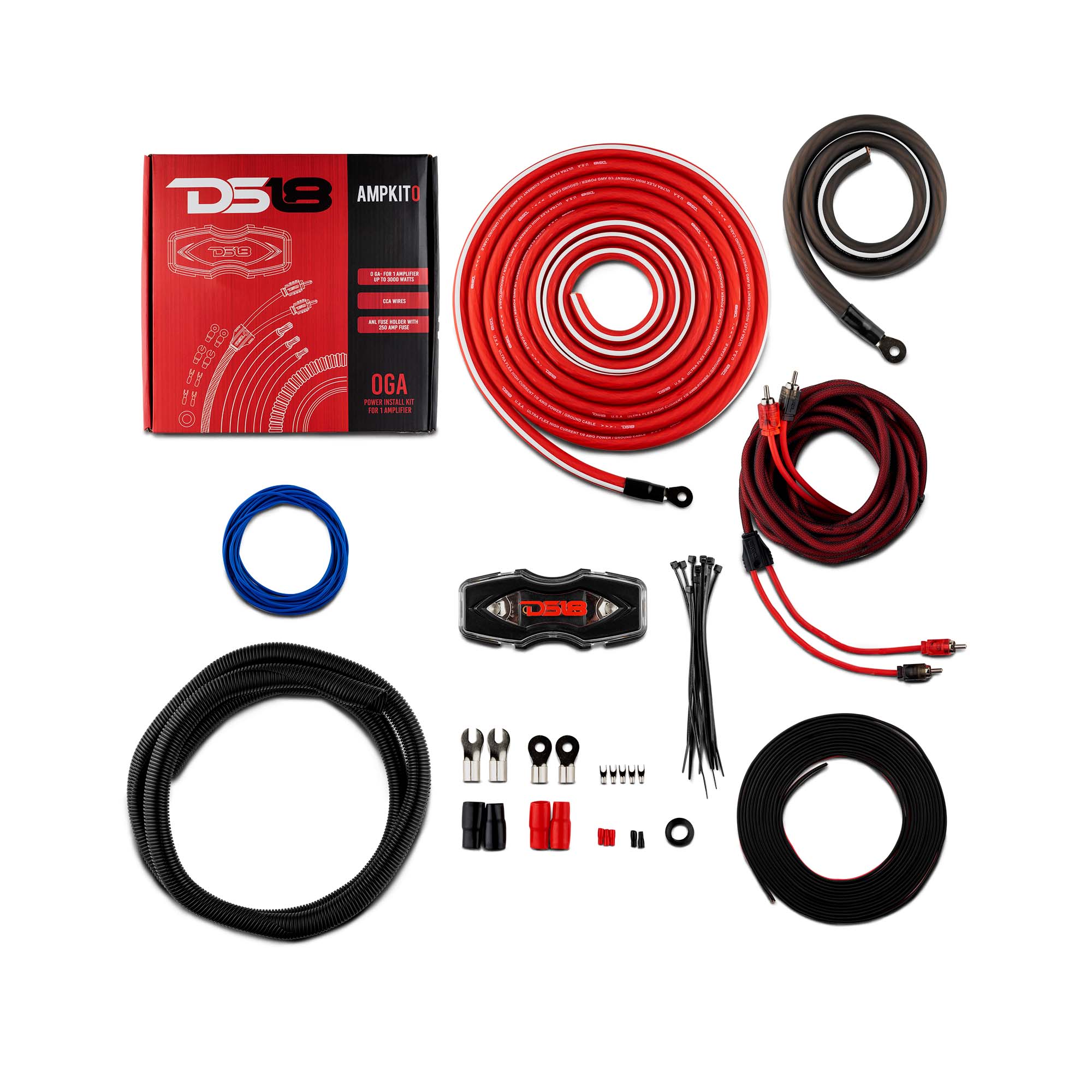 DS18 ZXI15.4D-PKG Bass Package - 2 x ZXI15.4D - 15" Car Subwoofer, ZR2000.1D - 1-Channel Monoblock Amplifier ,and AMPKIT0 - Image 6