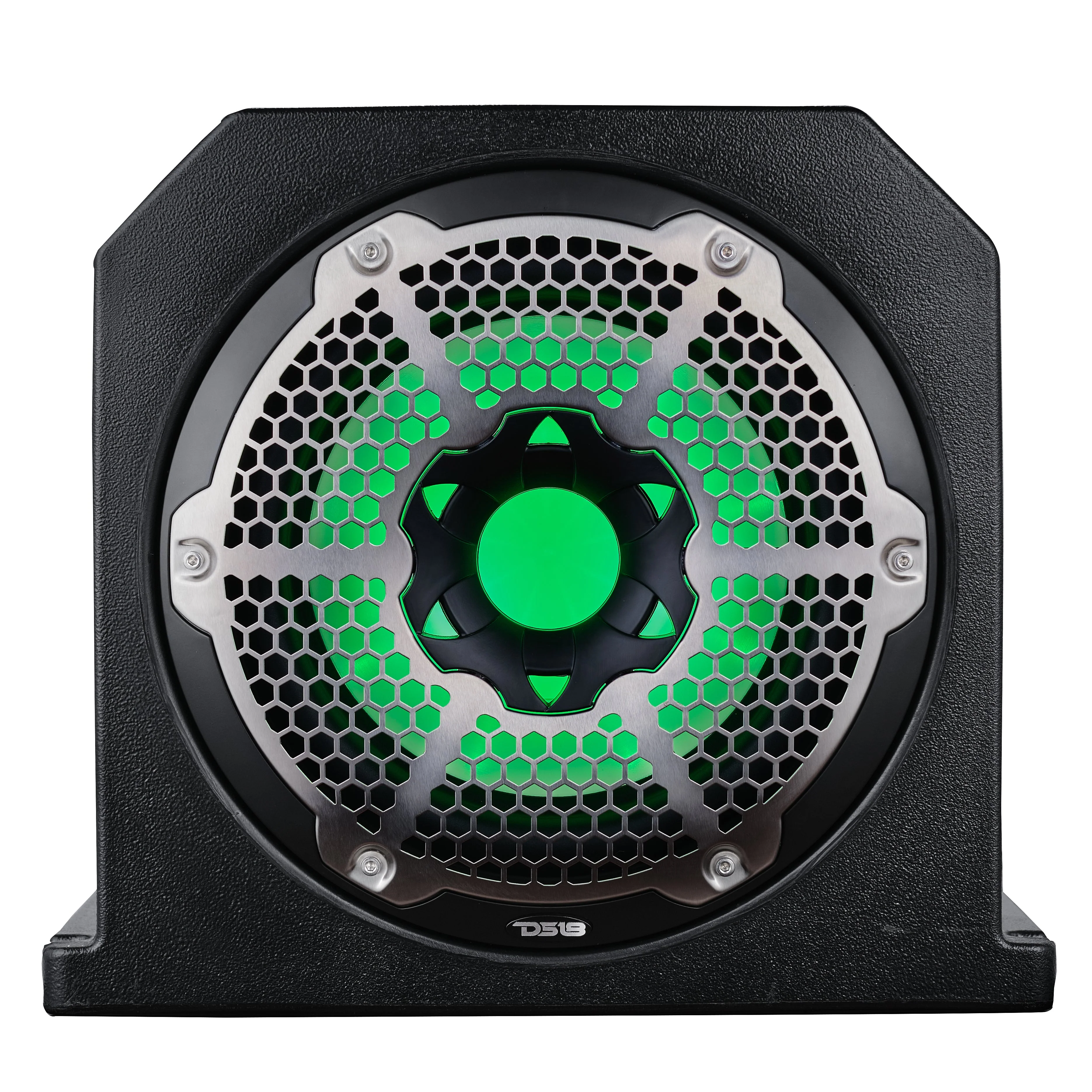 Dual 10" Marine Subwoofer Enclosure with 10" Passive Radiator and LED RGB Lights 350 Watts Rms 4-Ohm (NXL-10SUB Included) - Image 2