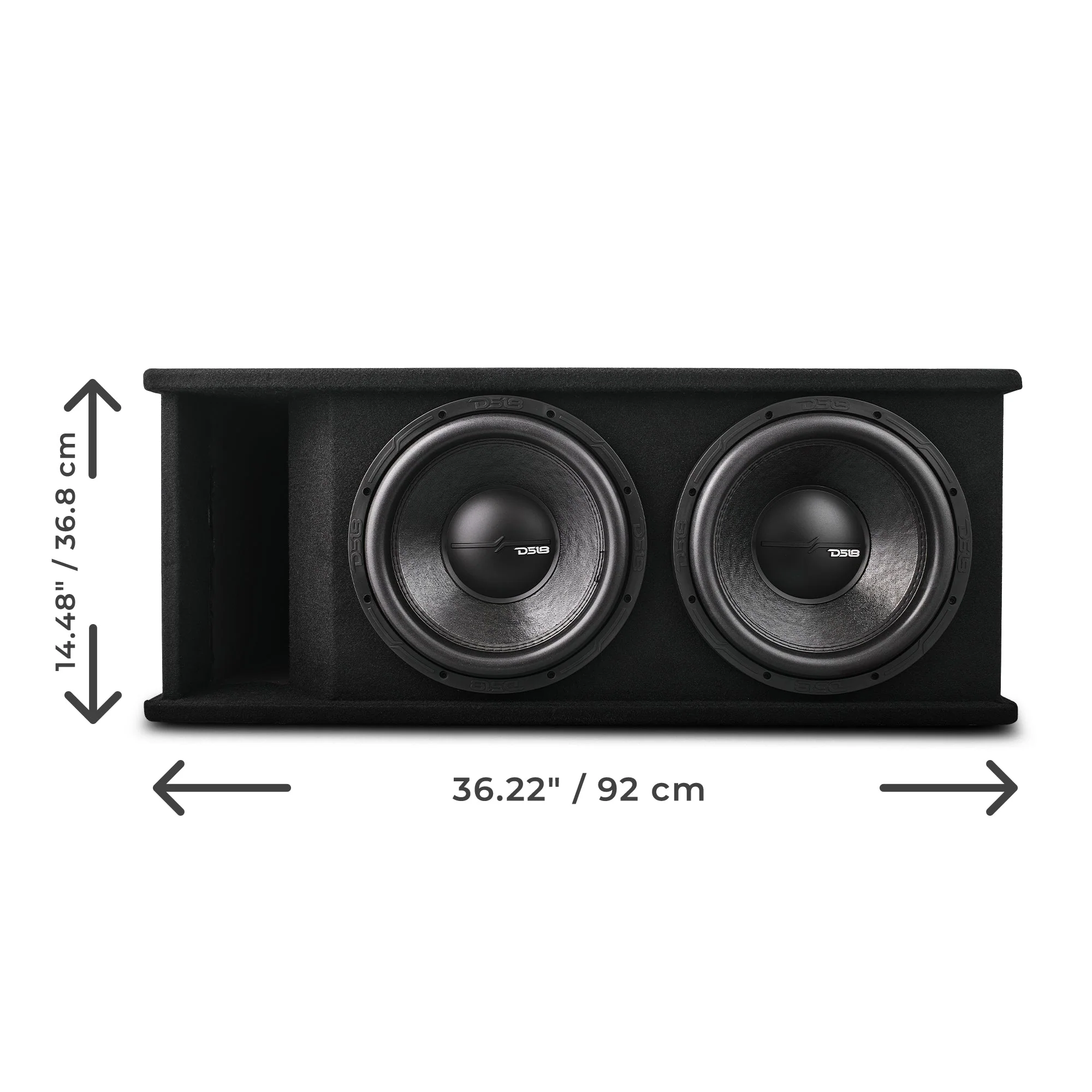 Dual 12" Loaded Subwoofer Ported Enclosure With ZR12.4D 1500 Watts Rms - Image 2