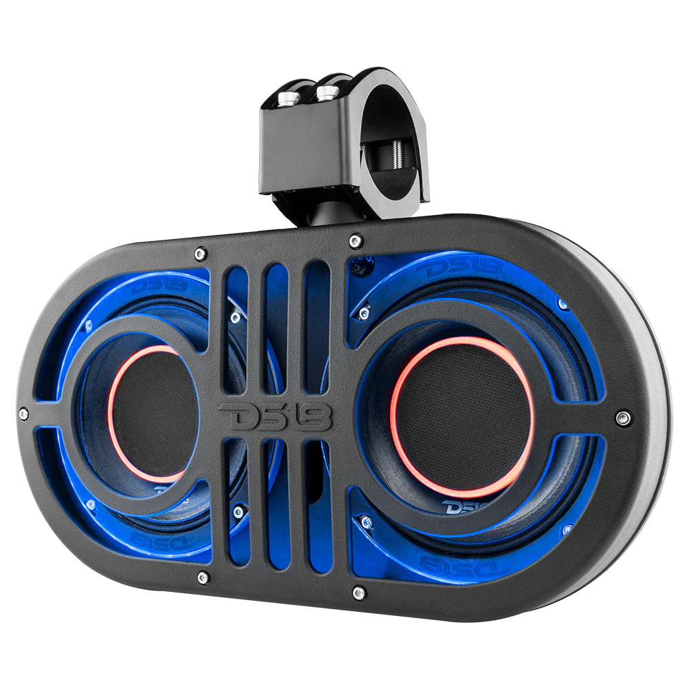 Dual 6.5" Marine and Powersports PRO Roll Cage Sound Bar System with Built in LED RGB Lights450 Watts Rms ( 2 x PRO-HY6.4B Included) - Image 4