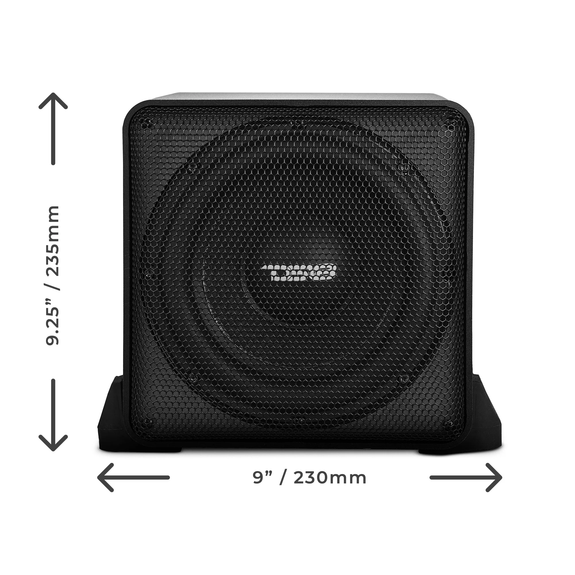 Dual 8" Loaded Amplified High End Aluminum Subwoofer Enclosure 300 Watts Rms - Image 4
