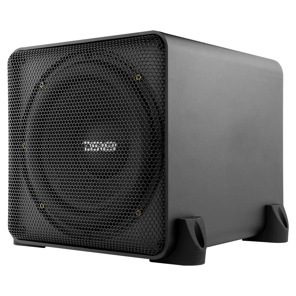Dual 8" Loaded Amplified High End Aluminum Subwoofer Enclosure 300 Watts Rms - Image 5