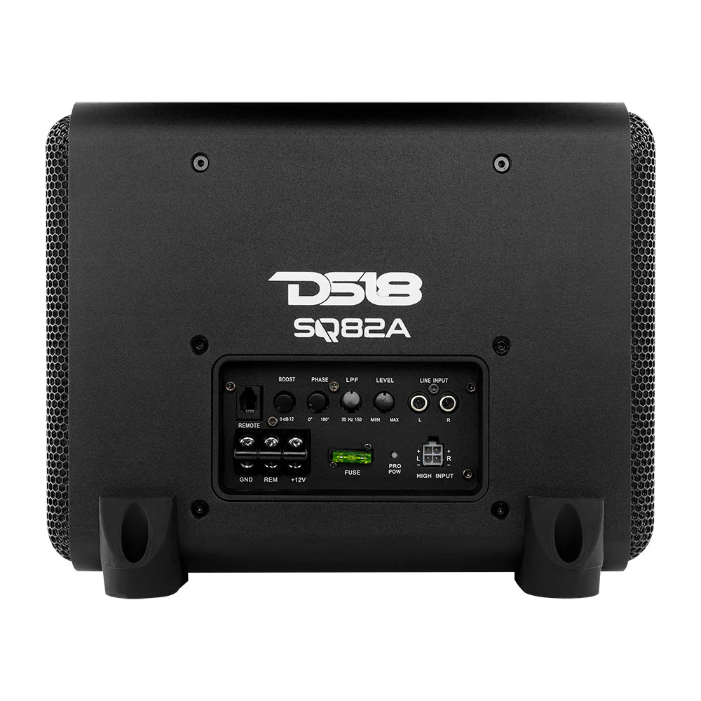 Dual 8" Loaded Amplified High End Aluminum Subwoofer Enclosure 300 Watts Rms - Image 6