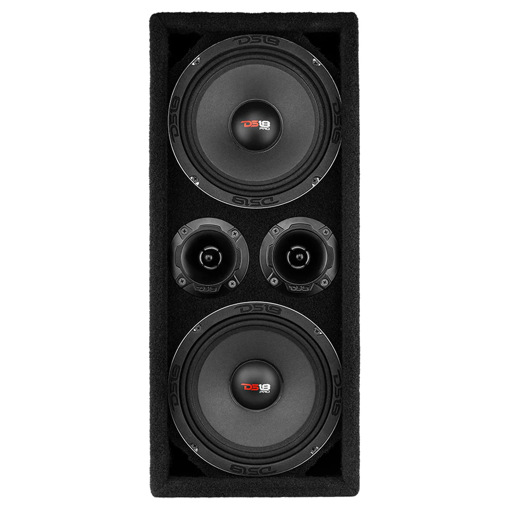 Dual 8" Loaded Ported Voceteo Box ( 2 x PRO-X8M and 2 x PRO-TWX2) - Image 2