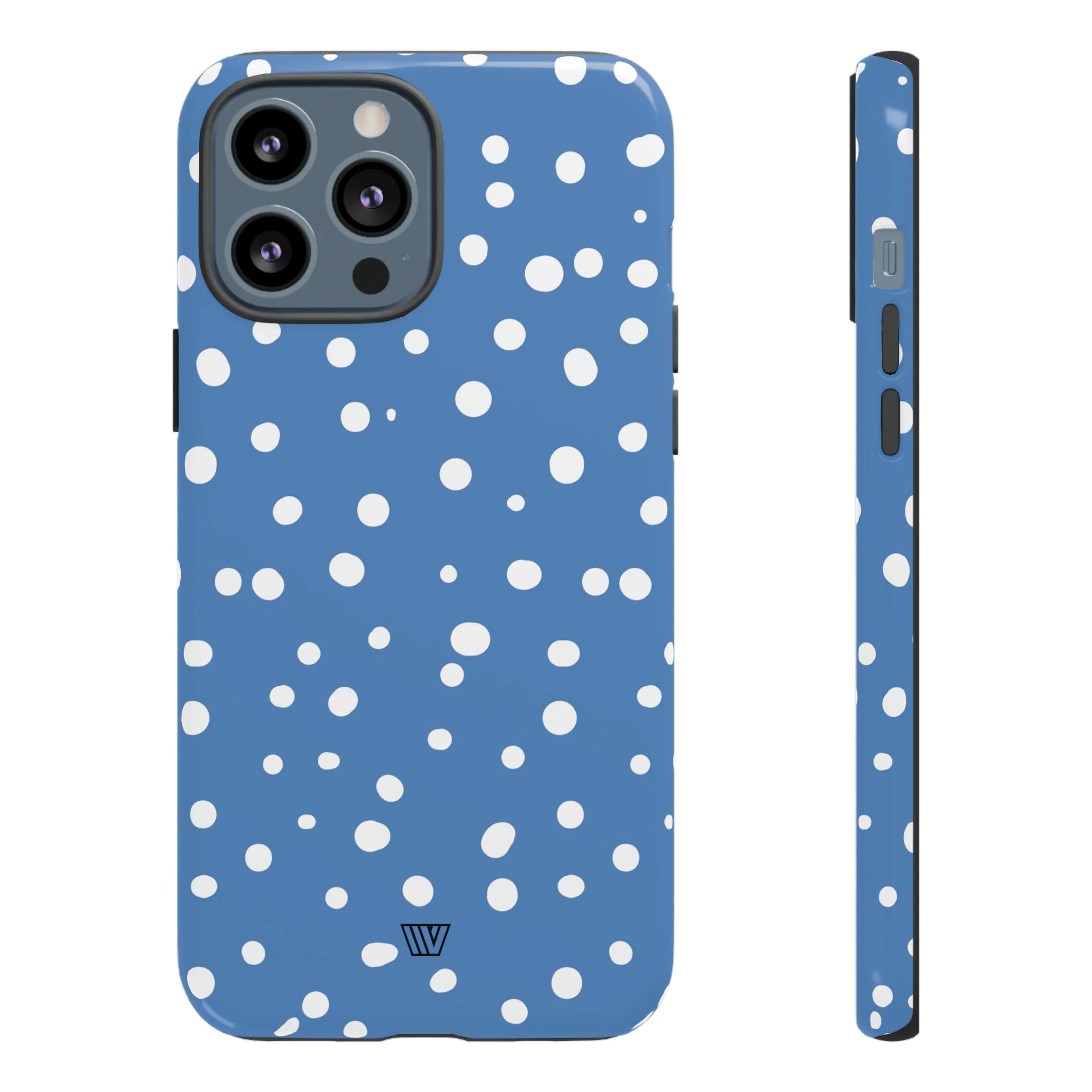 DUSTY BLUE DOTS | Tough Phone Case - Image 8