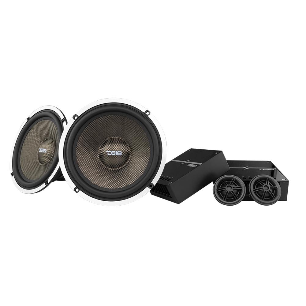 DX 6.5" 2- Way Component Speaker System With Kevlar Cone 230 Watts Rms 4-Ohm - Image 2