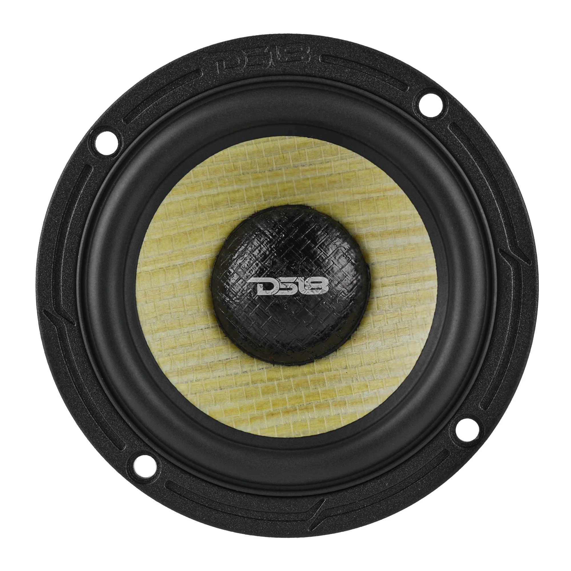 DXQ 3.5” Midrange Speaker with Yellow Straw + Composite Foam Cone | 60W RMS 4-Ohm - Image 2