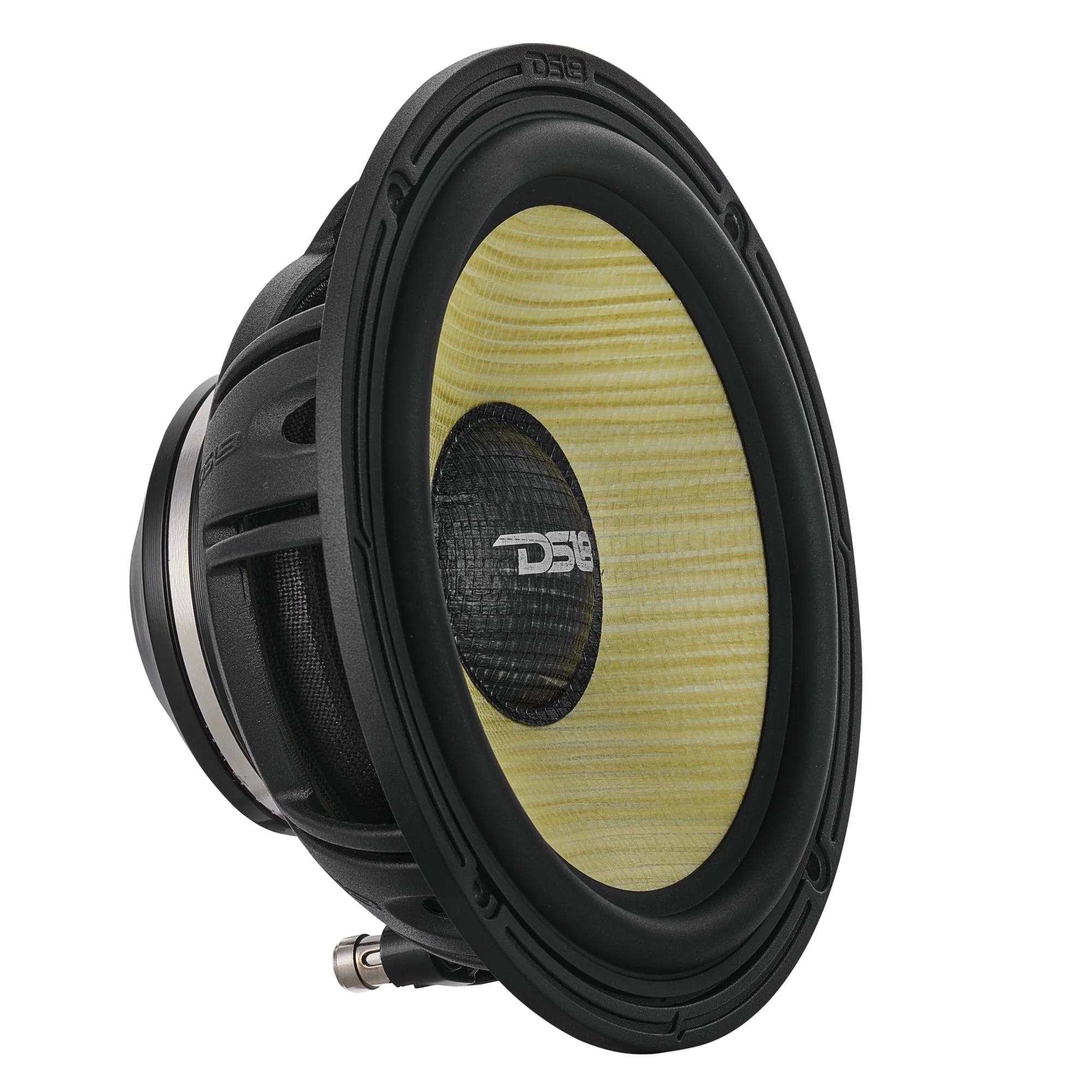 DXQ 6.5" 3-Way Component Speaker Set with Neodymium Magnet and Yellow Straw + Composite Foam Cone | | 180W RMS 4-Ohm - Image 2