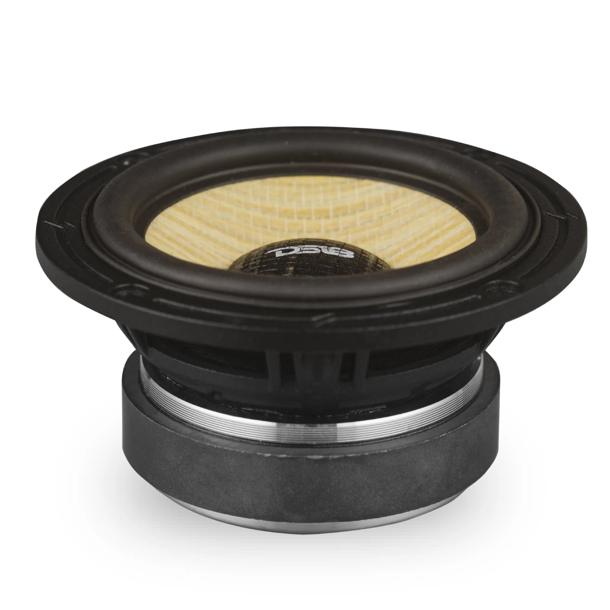 DXQ 6.5" 3-Way Component Speaker Set with Yellow Straw + Composite Foam Cone | 150W RMS 4-Ohm - Image 3