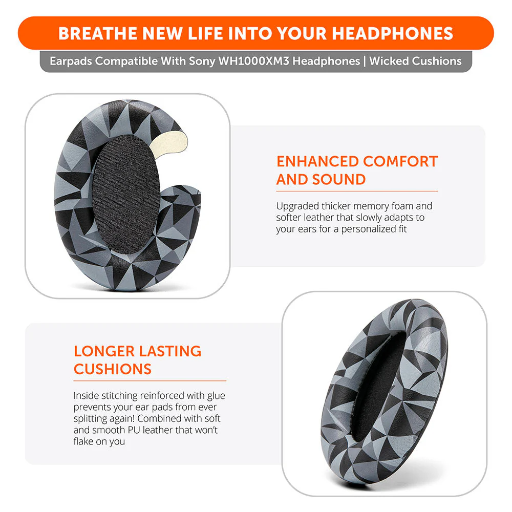 Ear Pads For Sony WH1000XM3 Over-Ear Headphones - Image 21