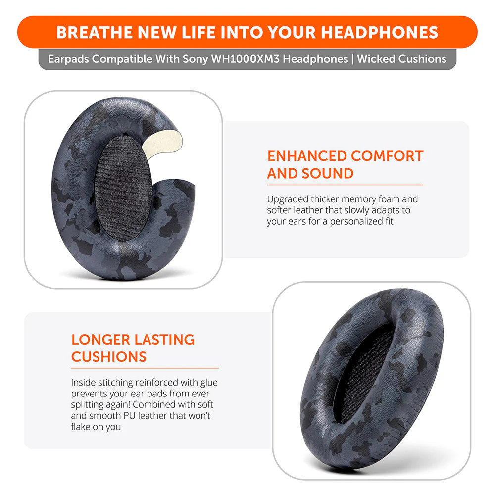 Ear Pads For Sony WH1000XM3 Over-Ear Headphones - Image 9