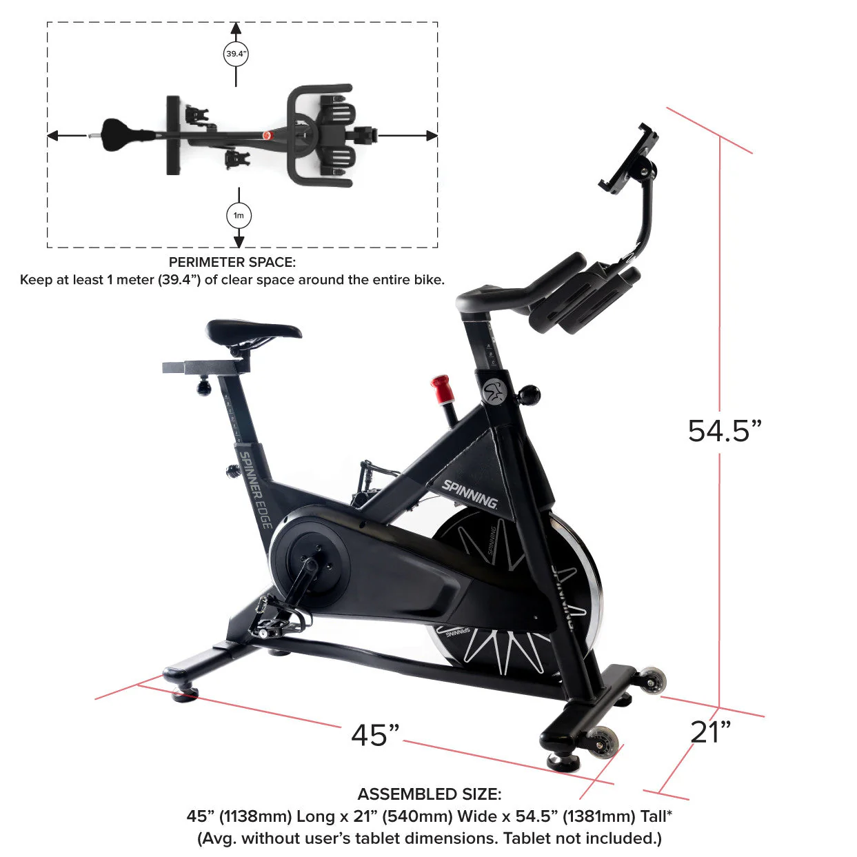 Edge Connected Spinner® Bike - Image 4