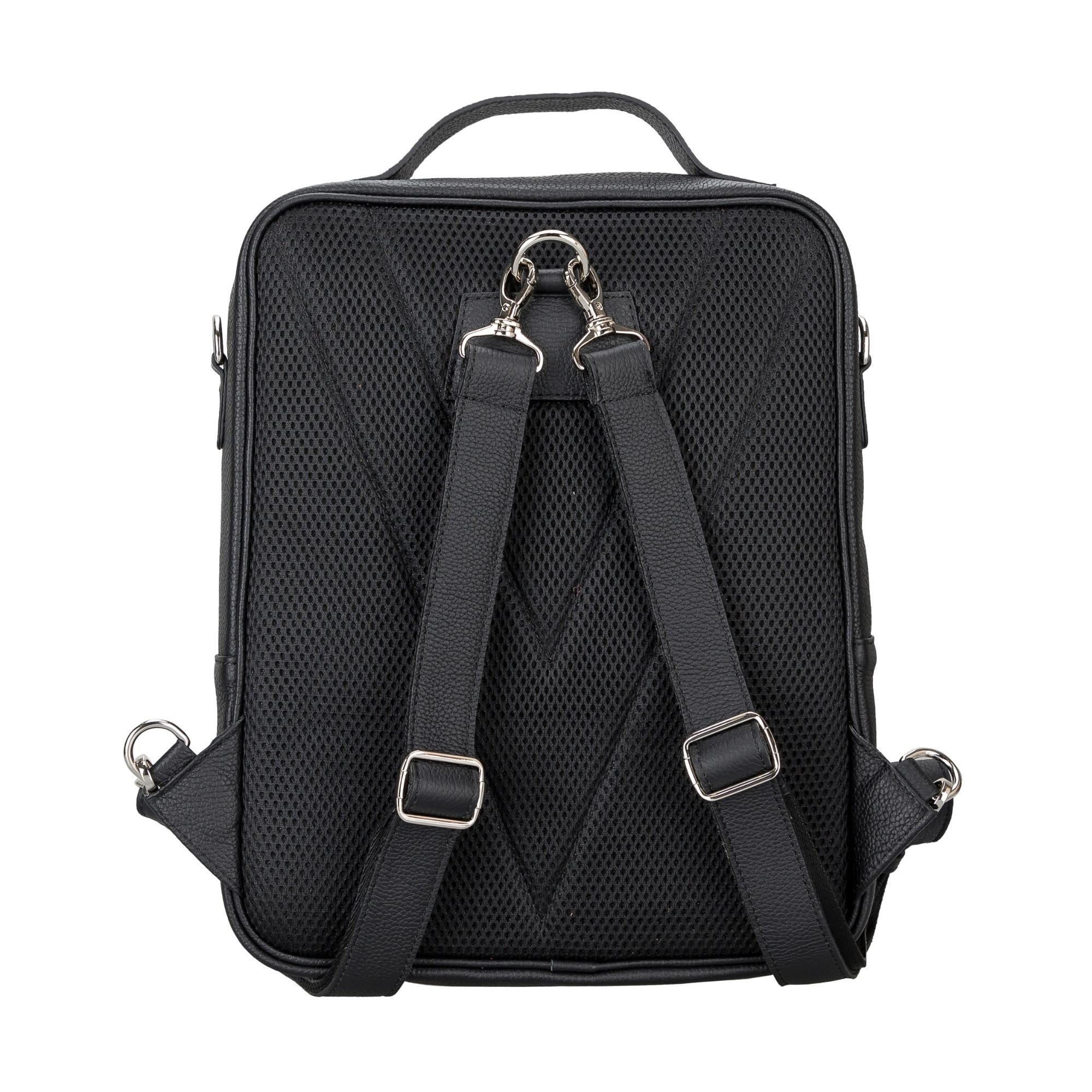 Elmira Leather Laptop Backpack for Men and Women - Image 10