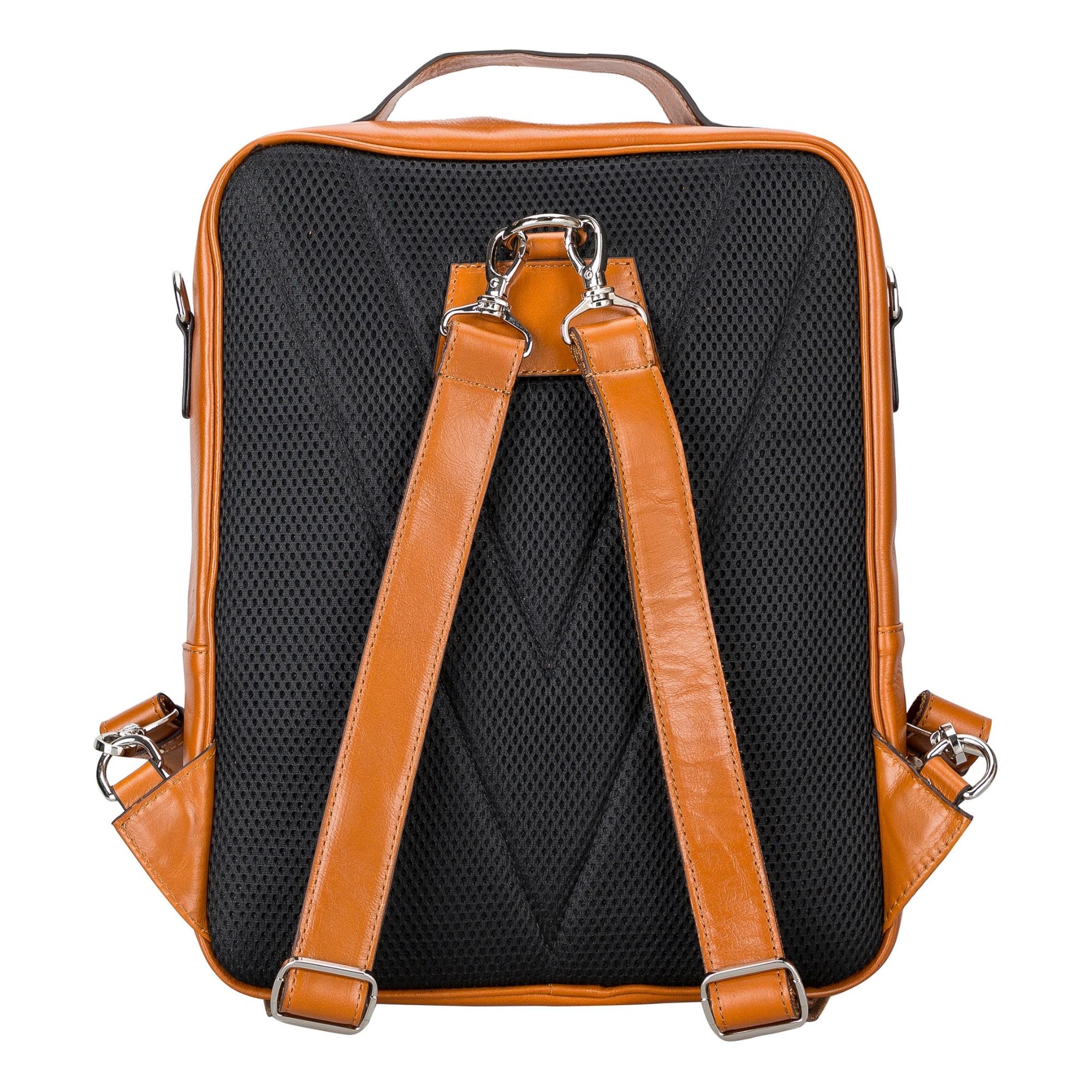 Elmira Leather Laptop Backpack for Men and Women - Image 17
