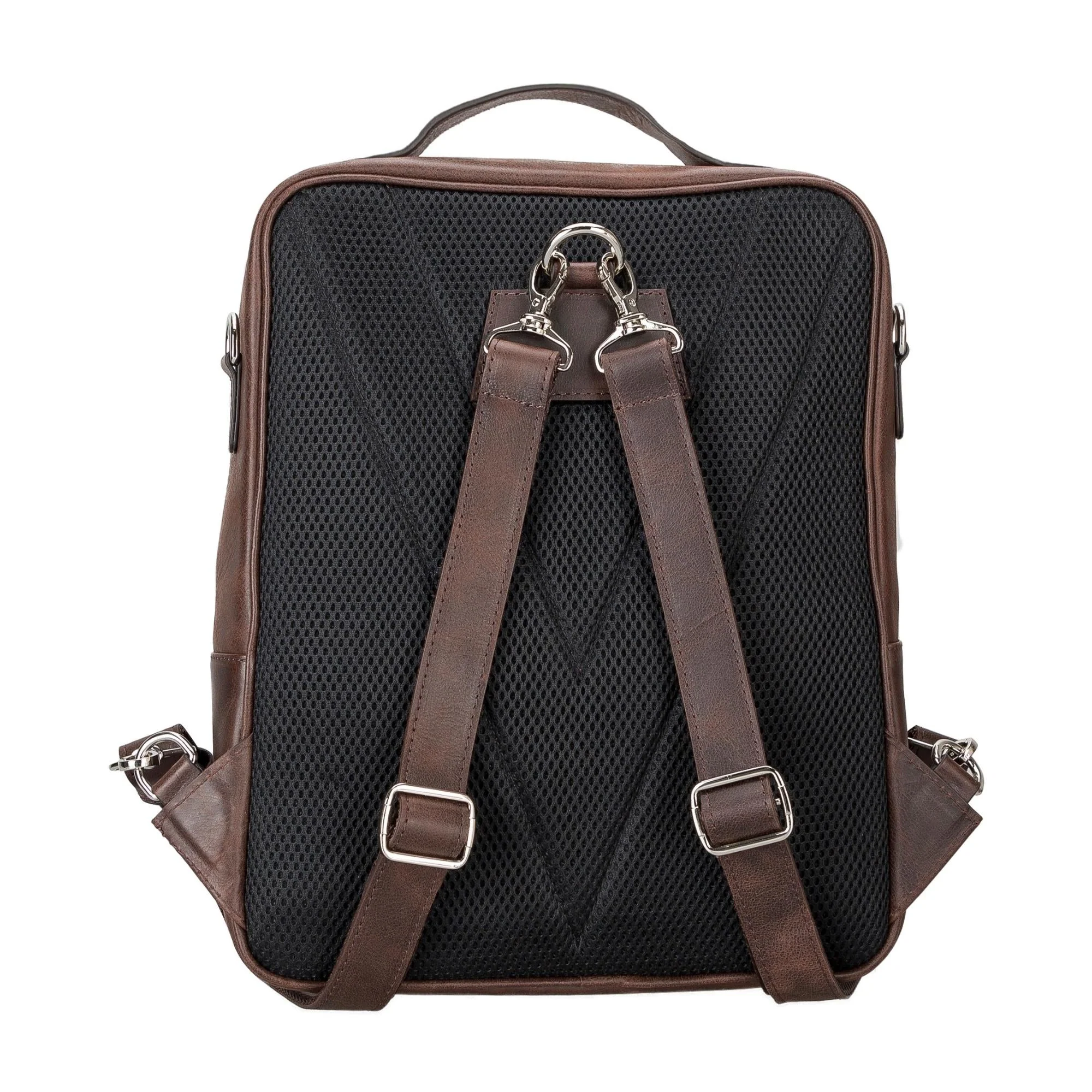 Elmira Leather Laptop Backpack for Men and Women - Image 23