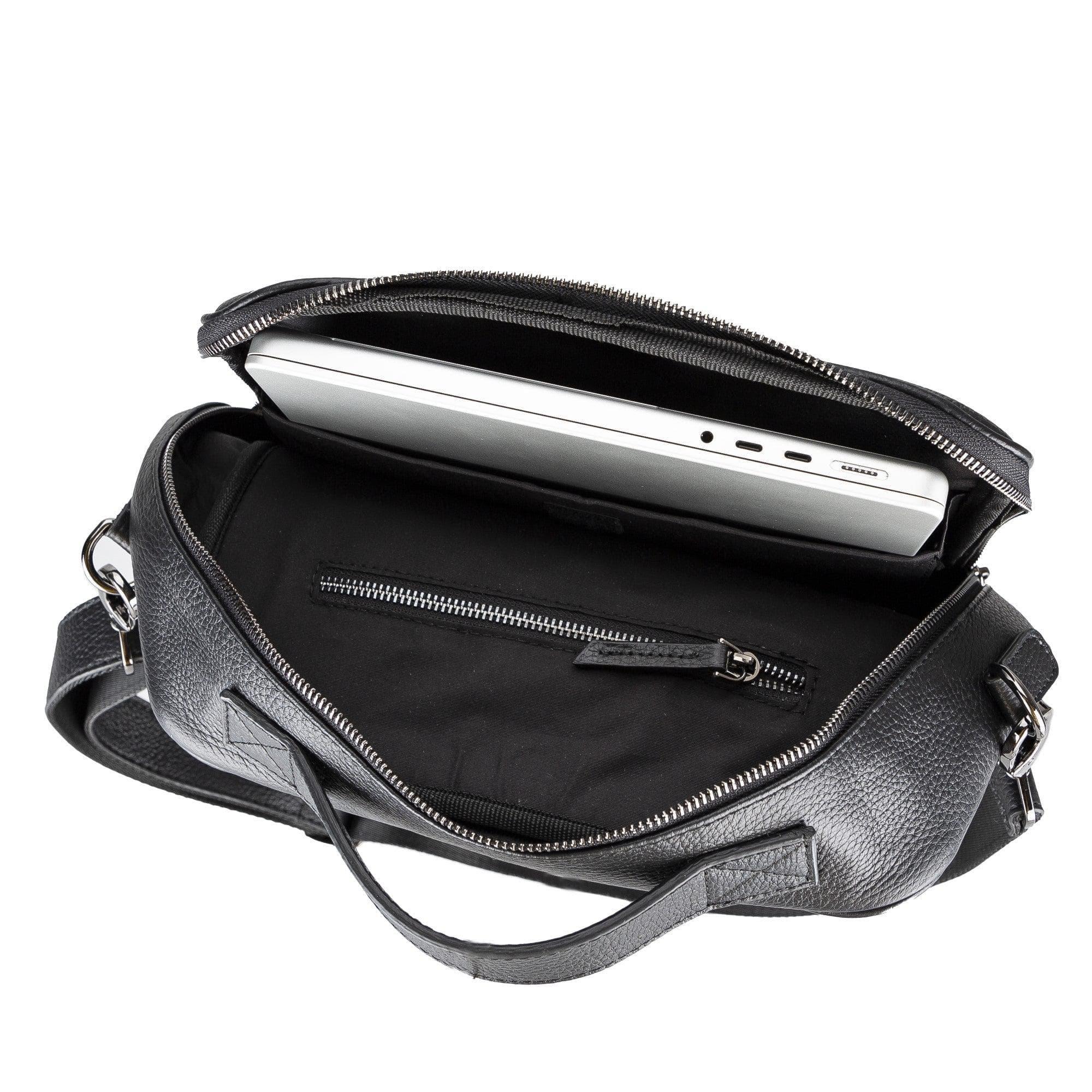 Elmira Leather Laptop Backpack for Men and Women - Image 9