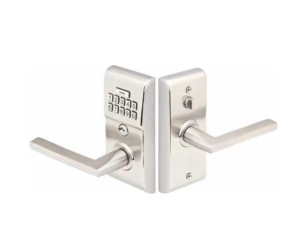 EMTEK Modern Brass Keypad Leverset - Image 2